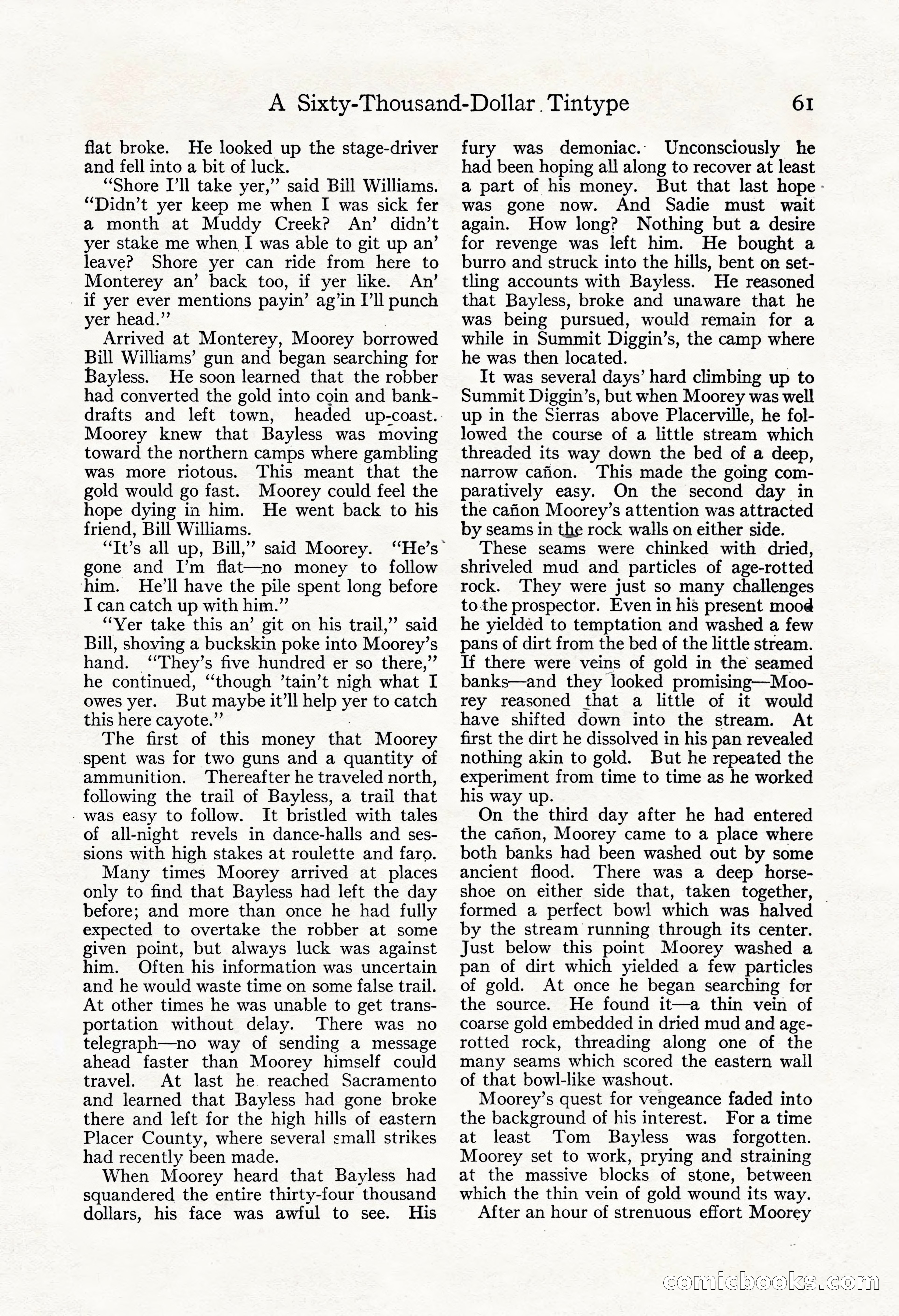 Adventure Magazine, May 3, 1921 — page 71 of 204