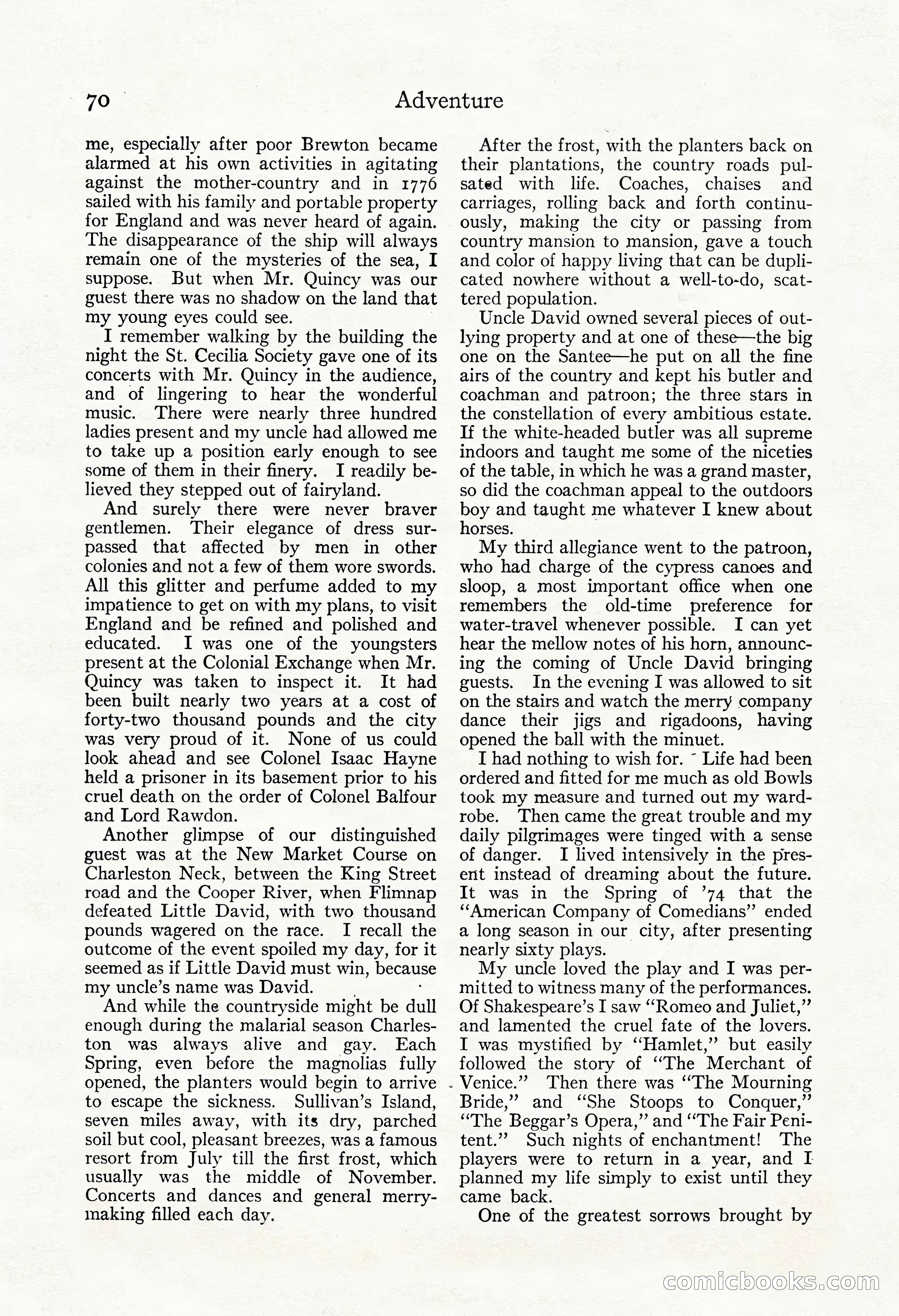 Adventure Magazine, May 3, 1921 — page 80 of 204
