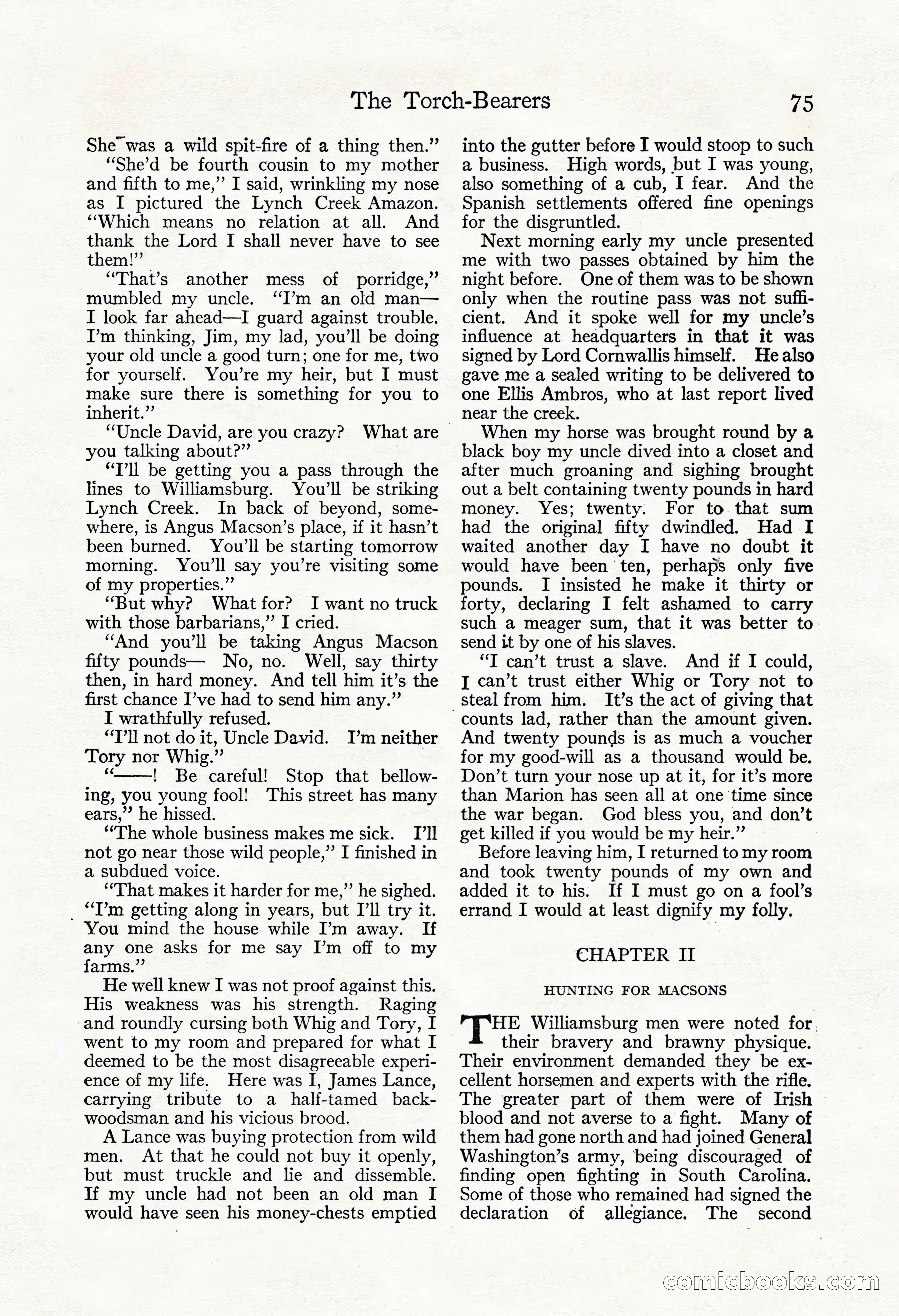 Adventure Magazine, May 3, 1921 — page 85 of 204