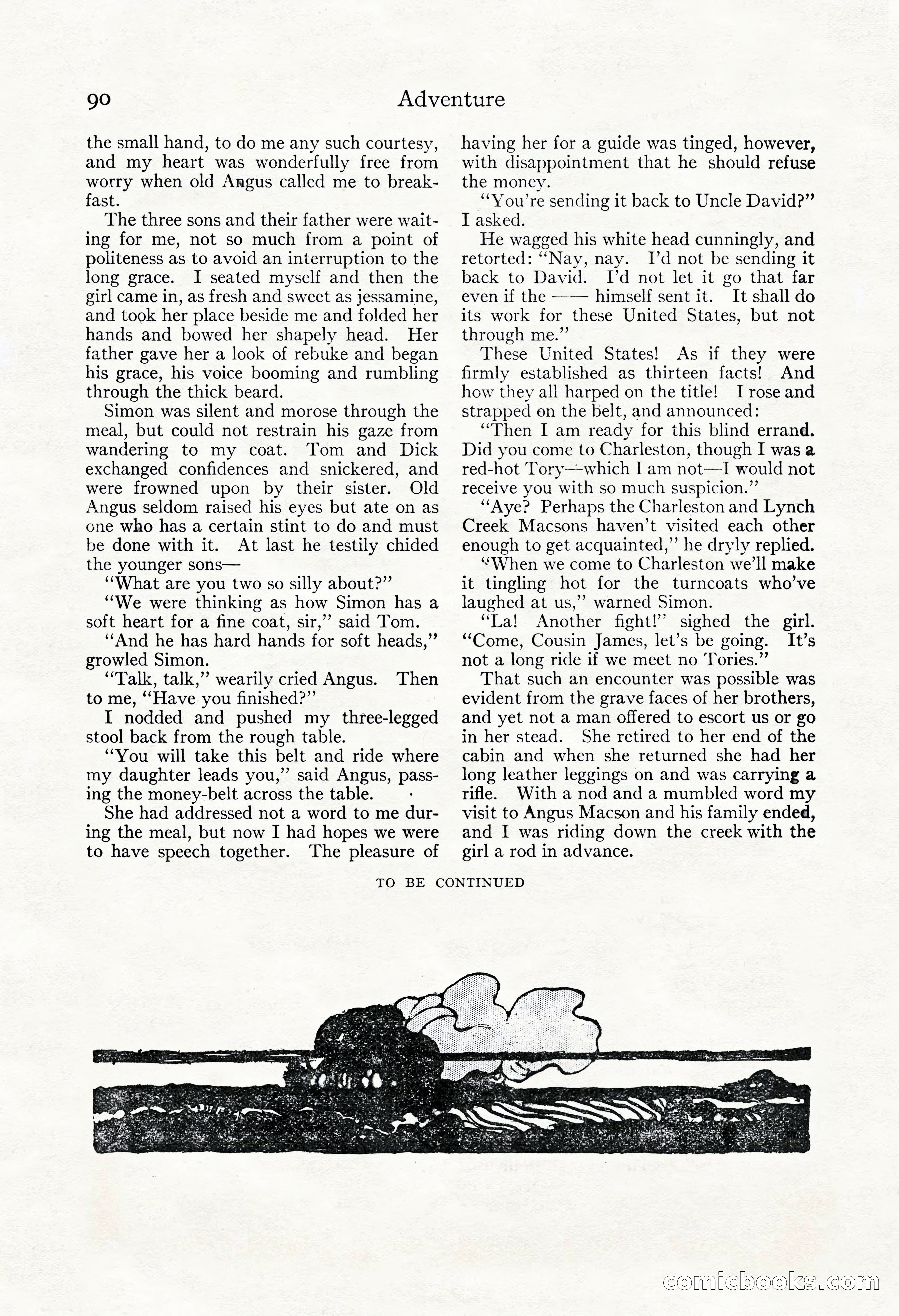 Adventure Magazine, May 3, 1921 — page 100 of 204