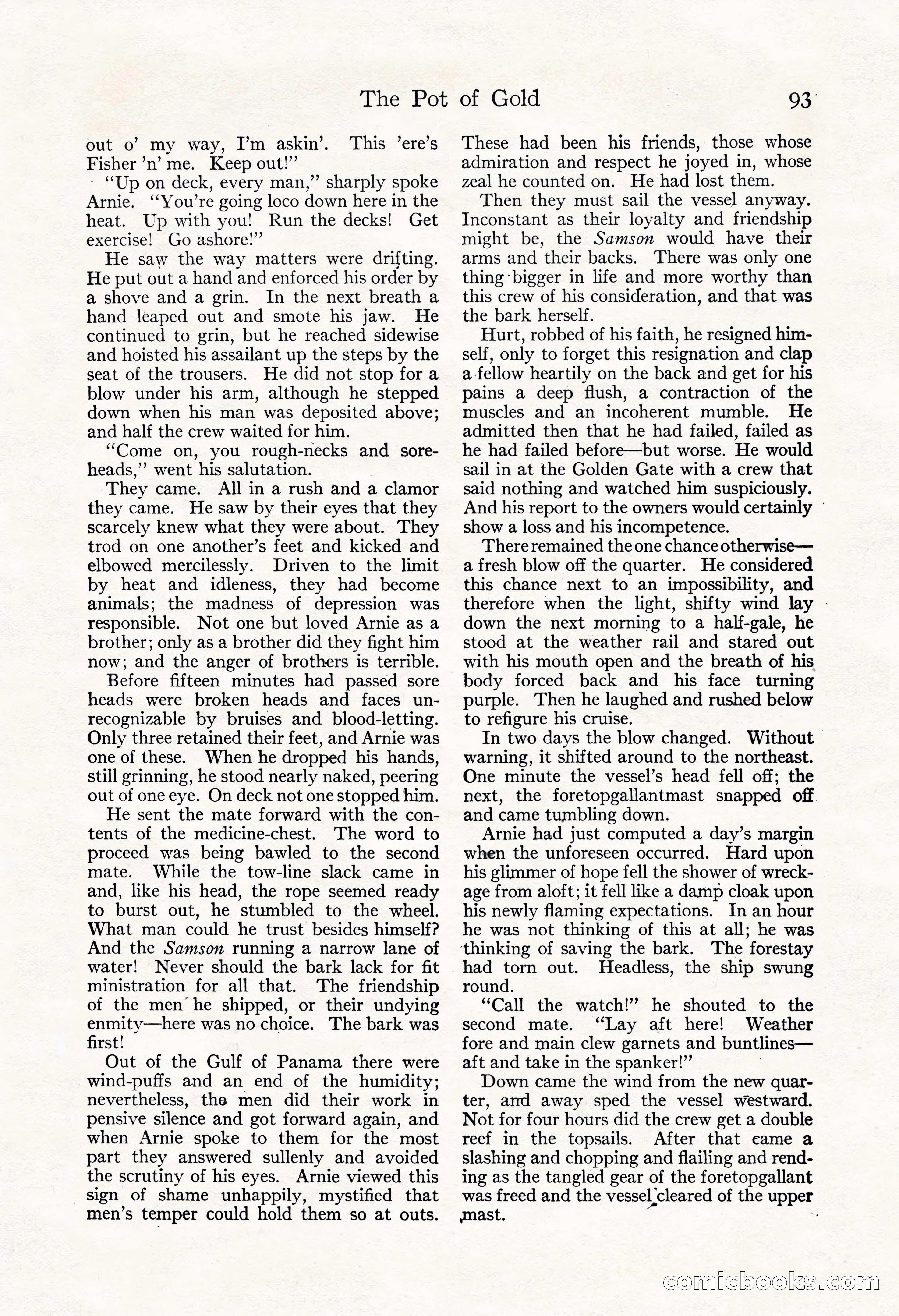 Adventure Magazine, May 3, 1921 — page 103 of 204
