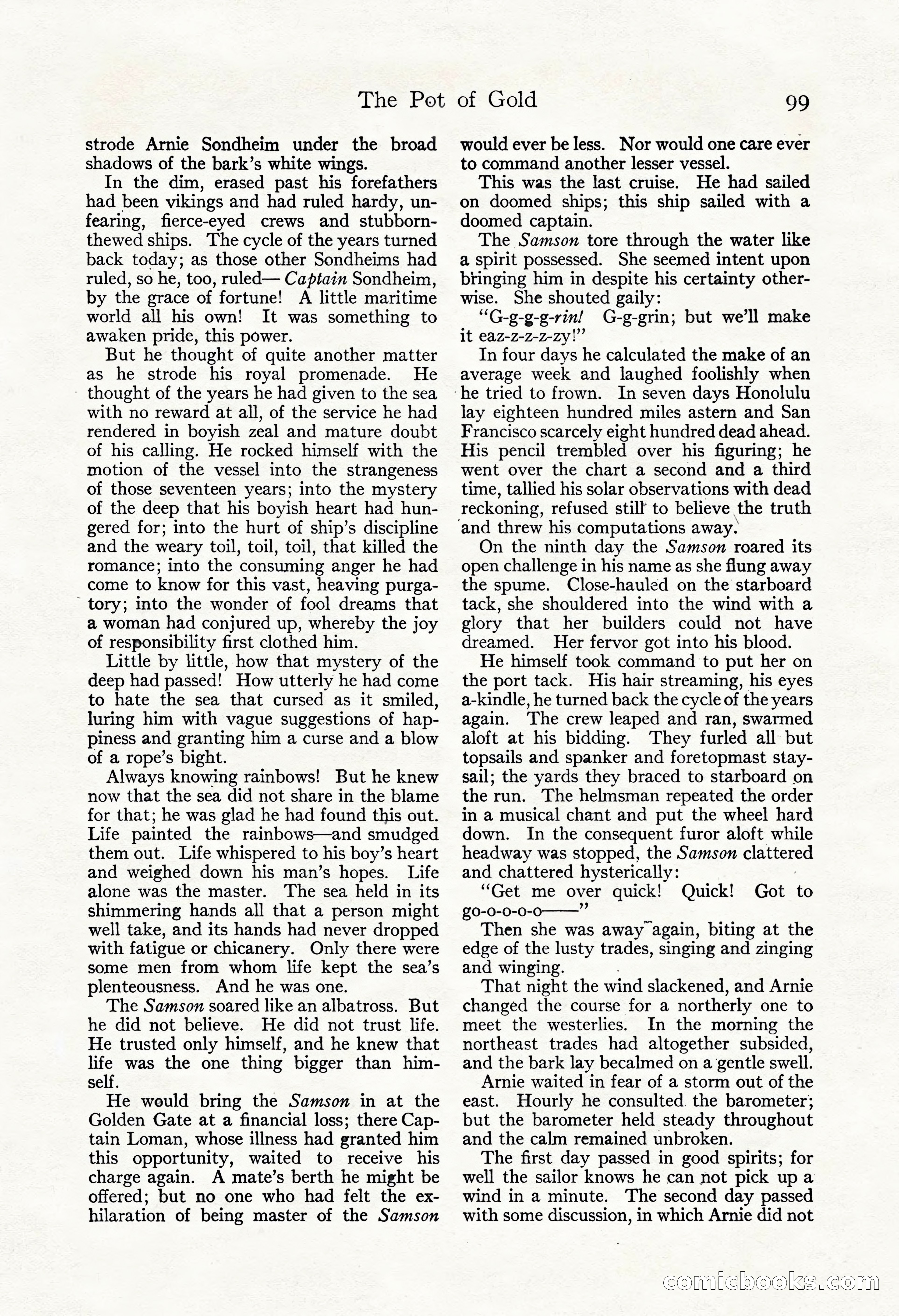 Adventure Magazine, May 3, 1921 — page 109 of 204