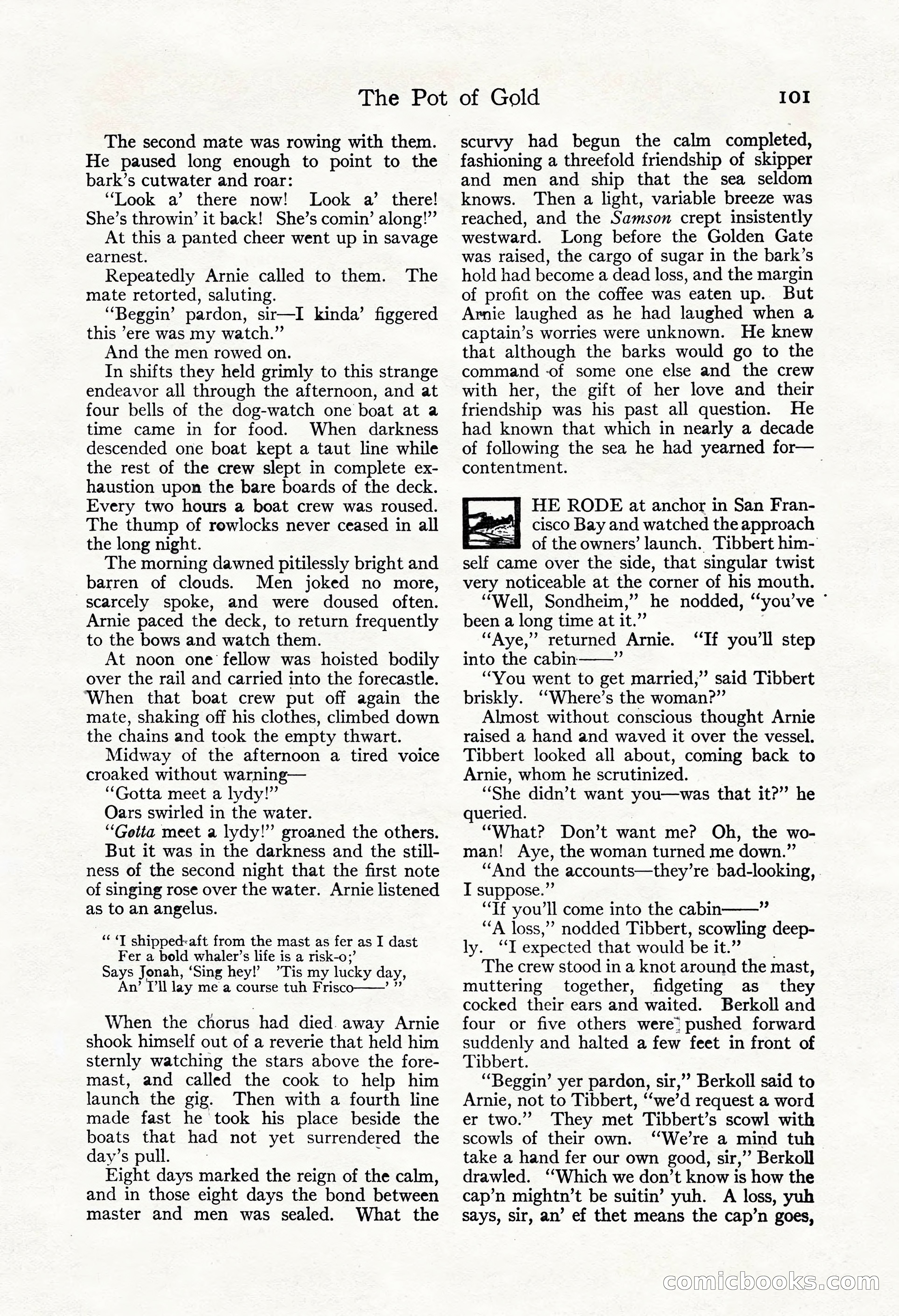 Adventure Magazine, May 3, 1921 — page 111 of 204