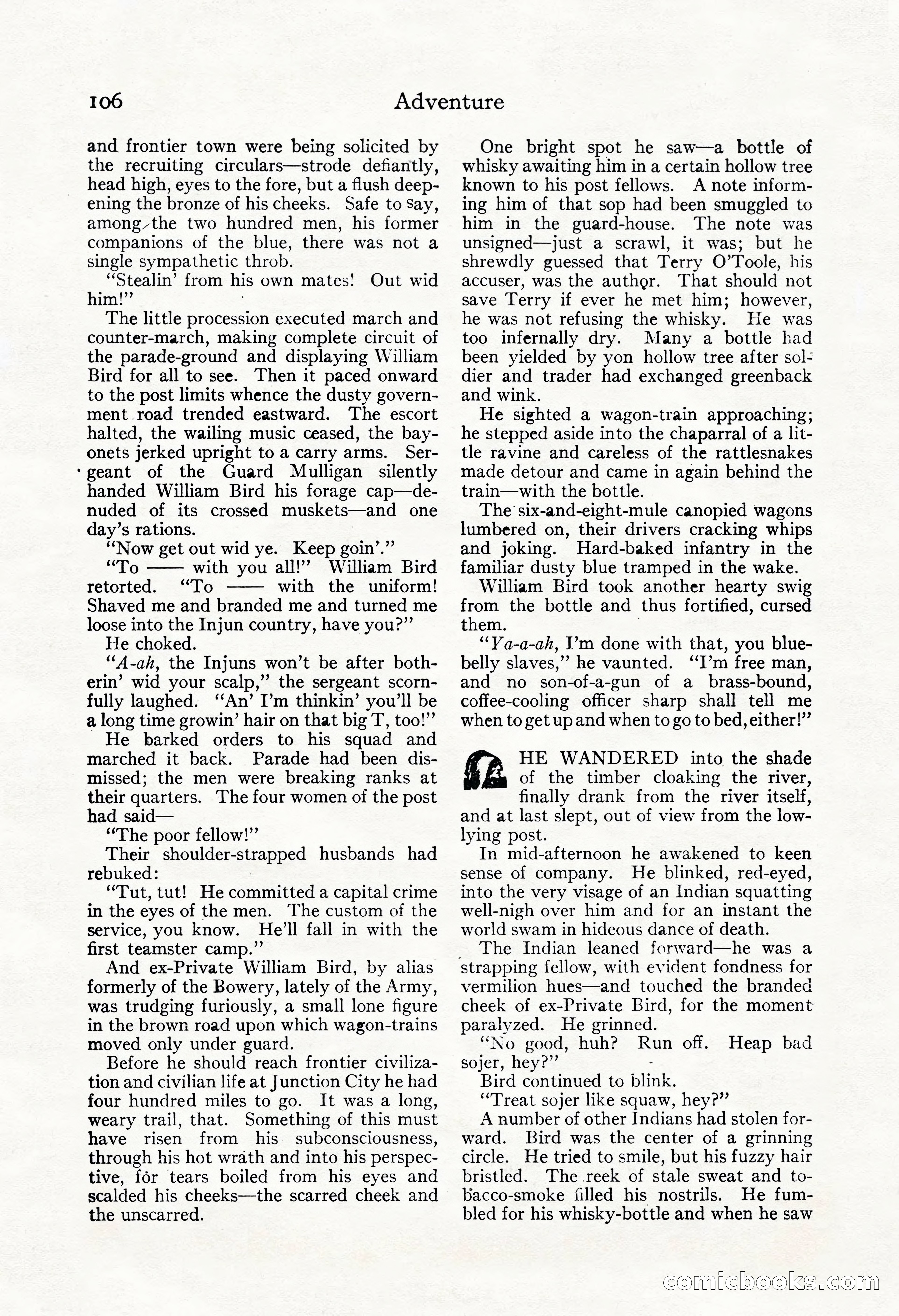 Adventure Magazine, May 3, 1921 — page 116 of 204