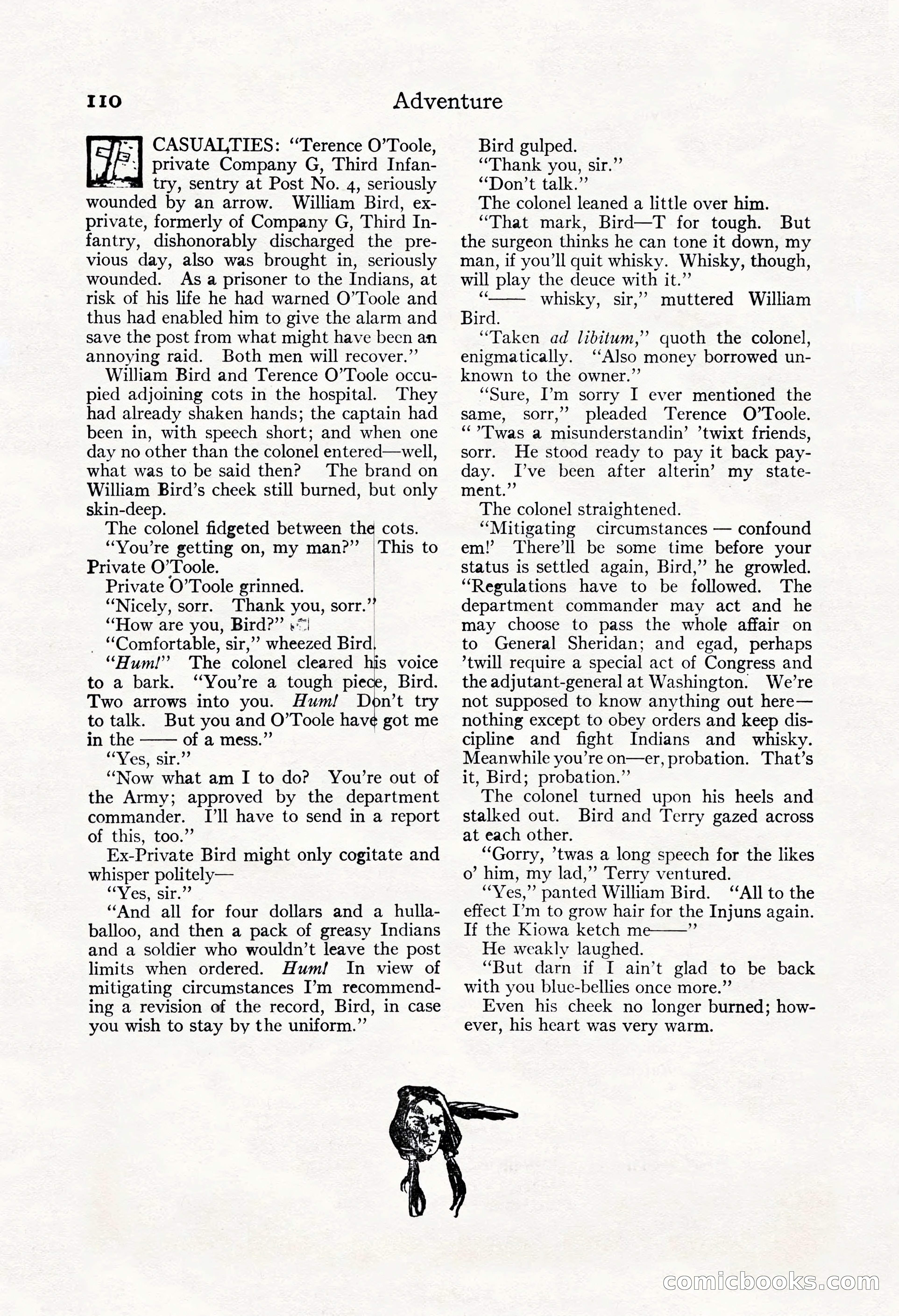 Adventure Magazine, May 3, 1921 — page 120 of 204