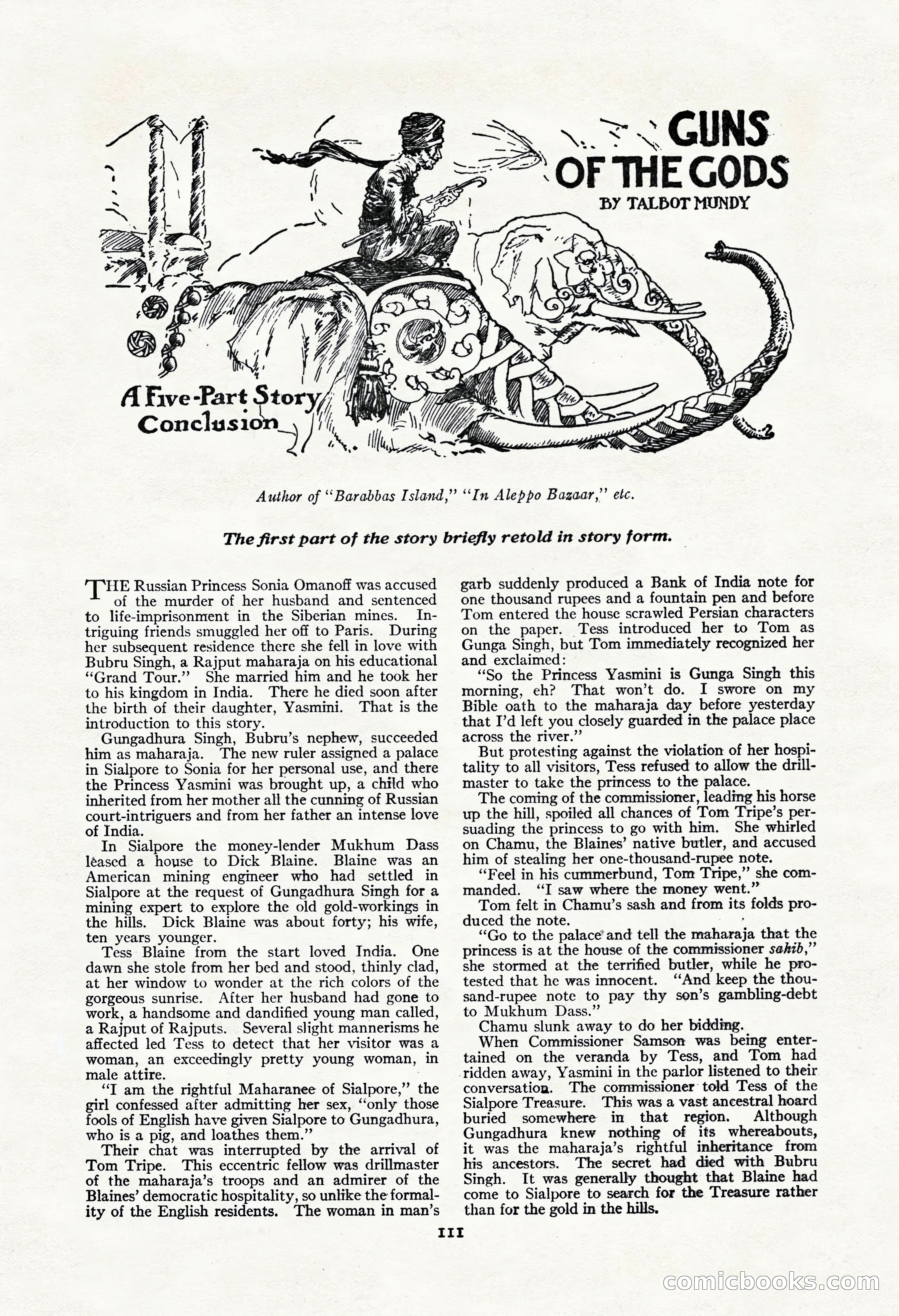 Adventure Magazine, May 3, 1921 — page 121 of 204