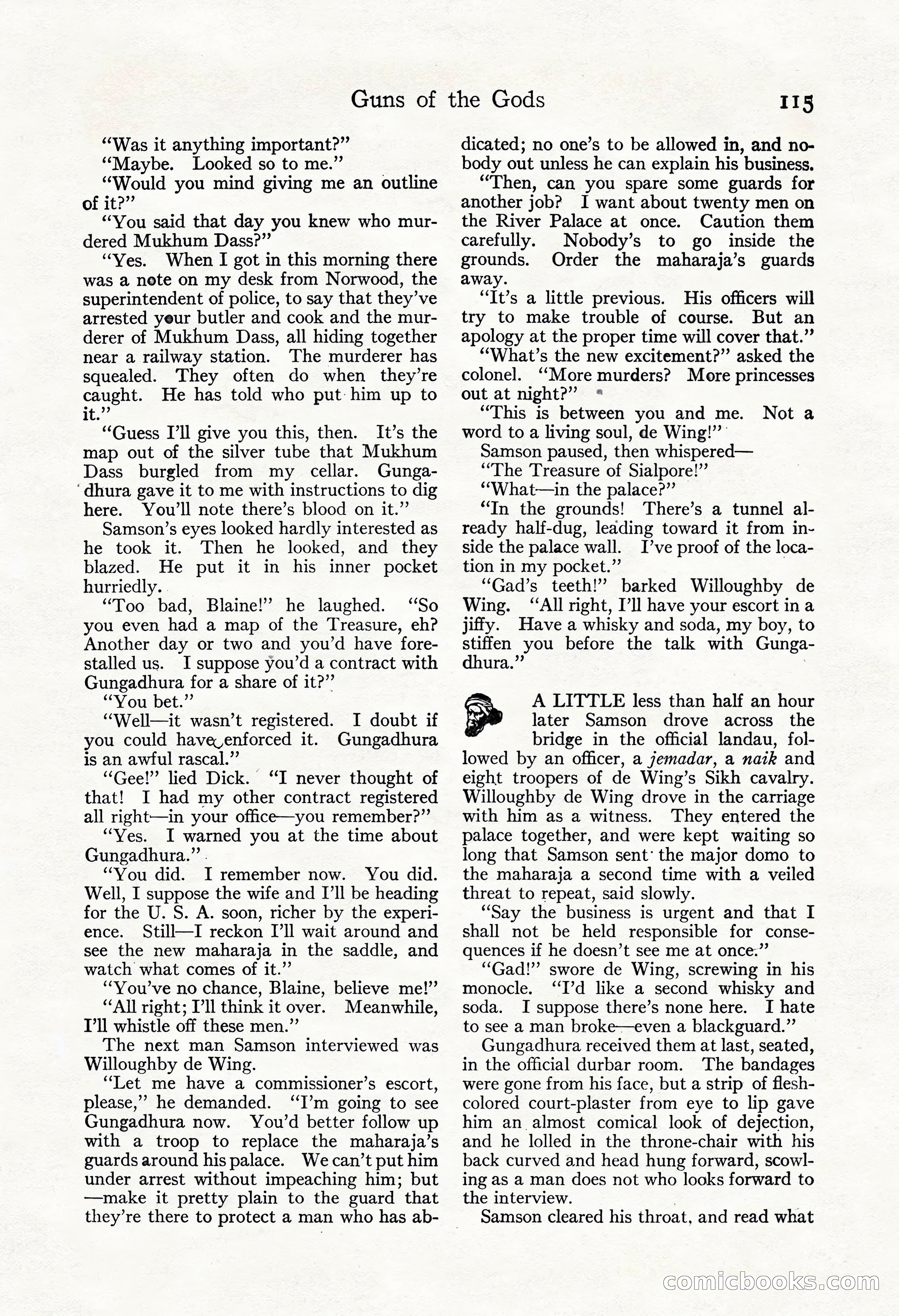 Adventure Magazine, May 3, 1921 — page 125 of 204