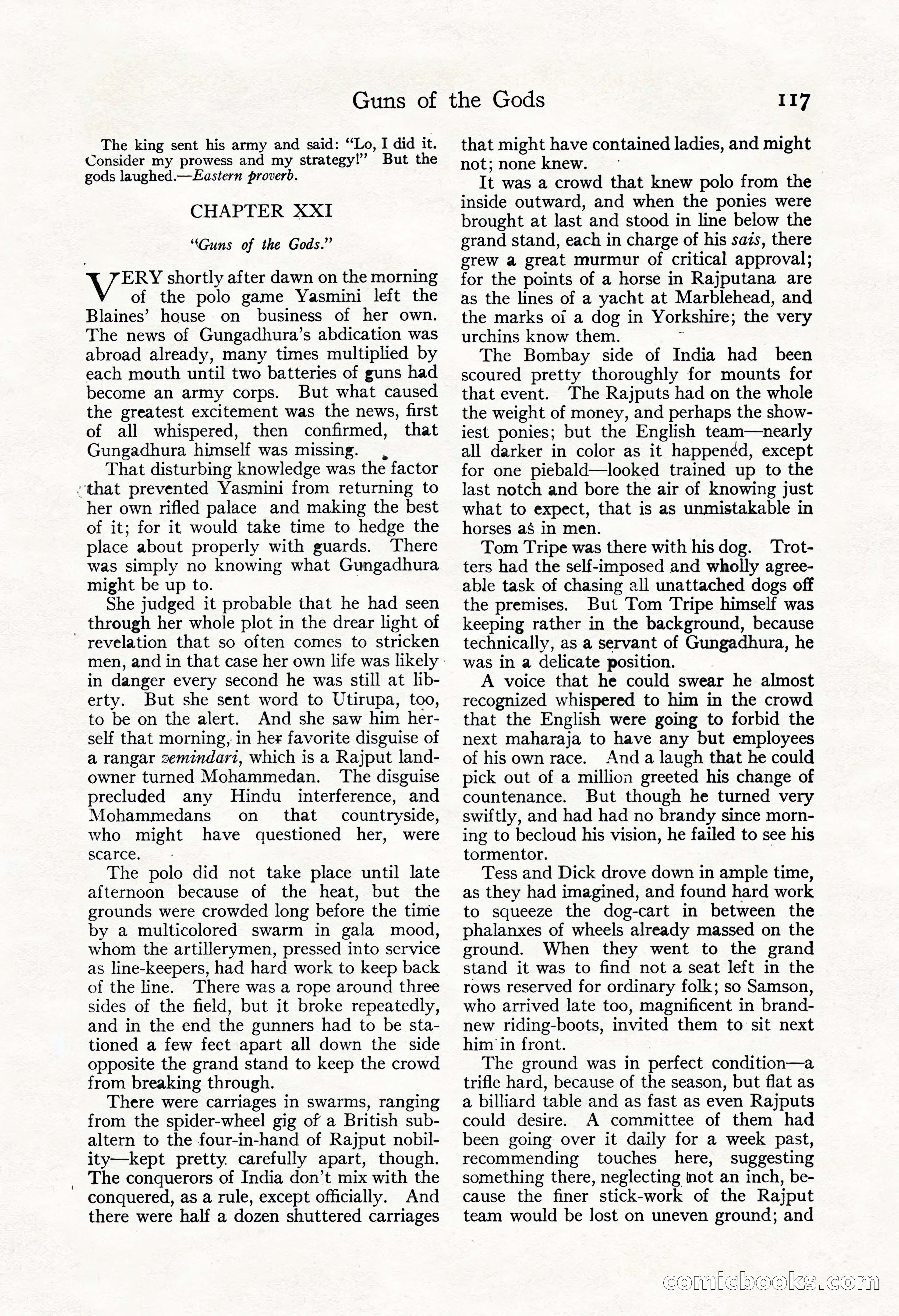 Adventure Magazine, May 3, 1921 — page 127 of 204