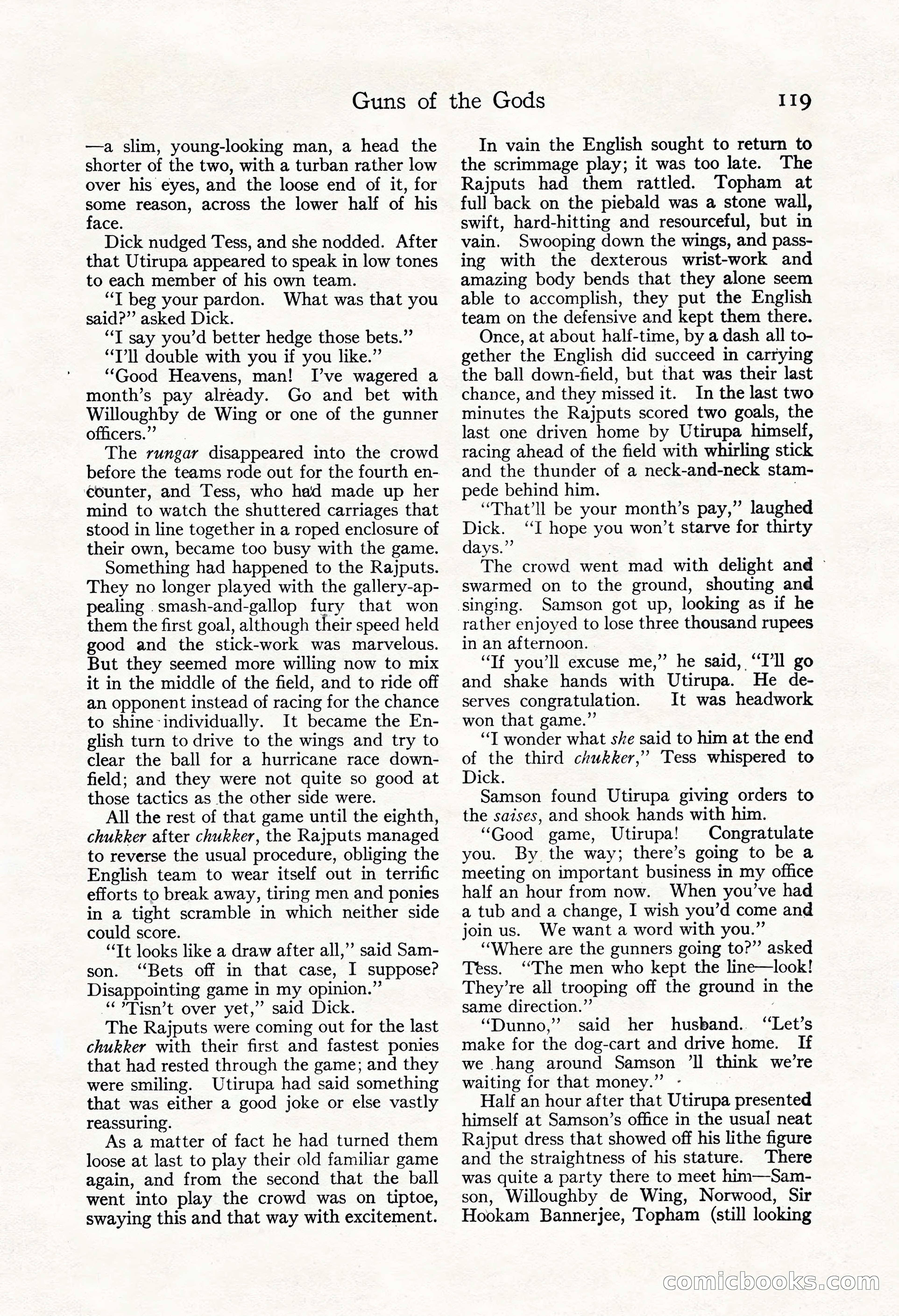 Adventure Magazine, May 3, 1921 — page 129 of 204
