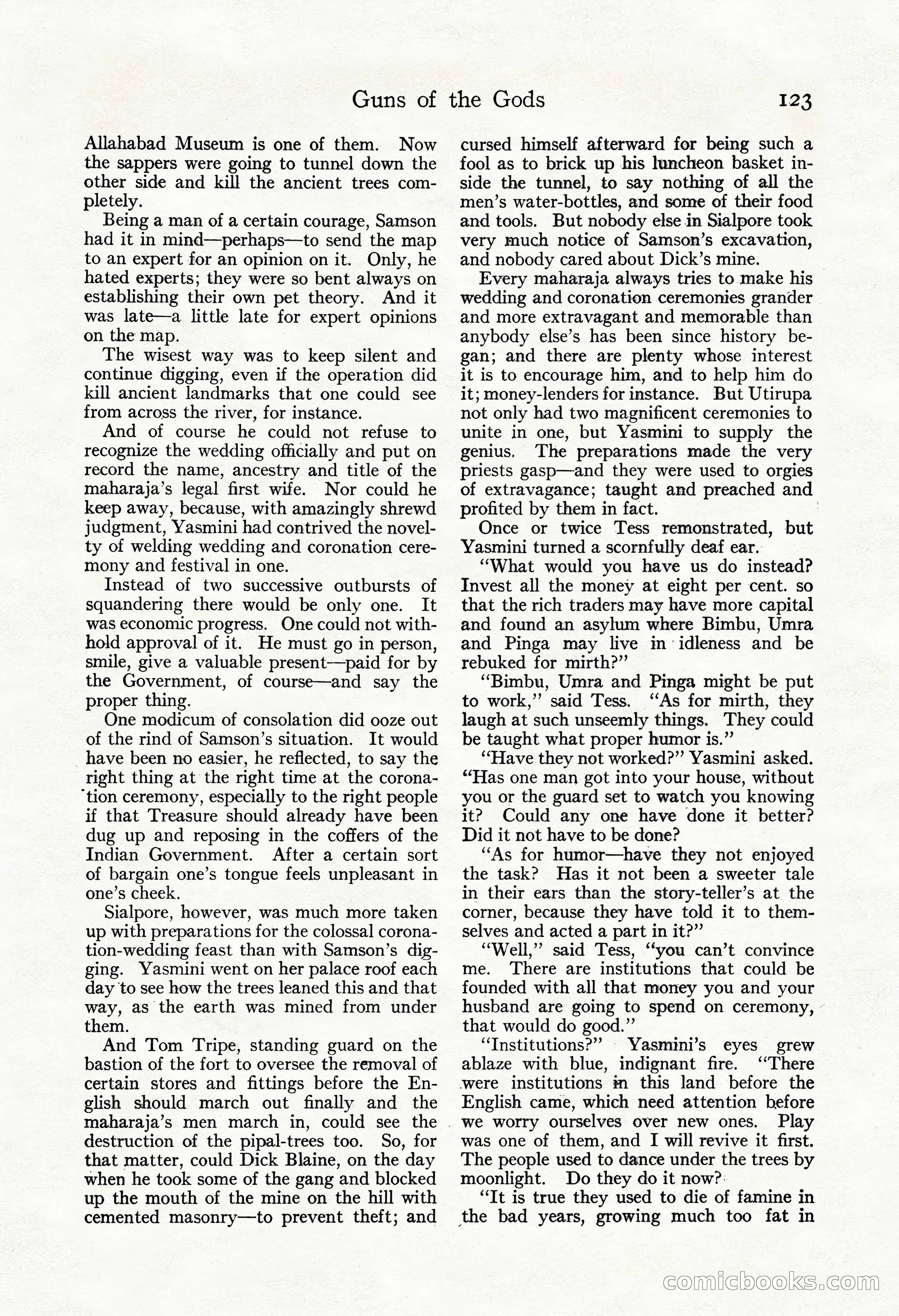 Adventure Magazine, May 3, 1921 — page 133 of 204