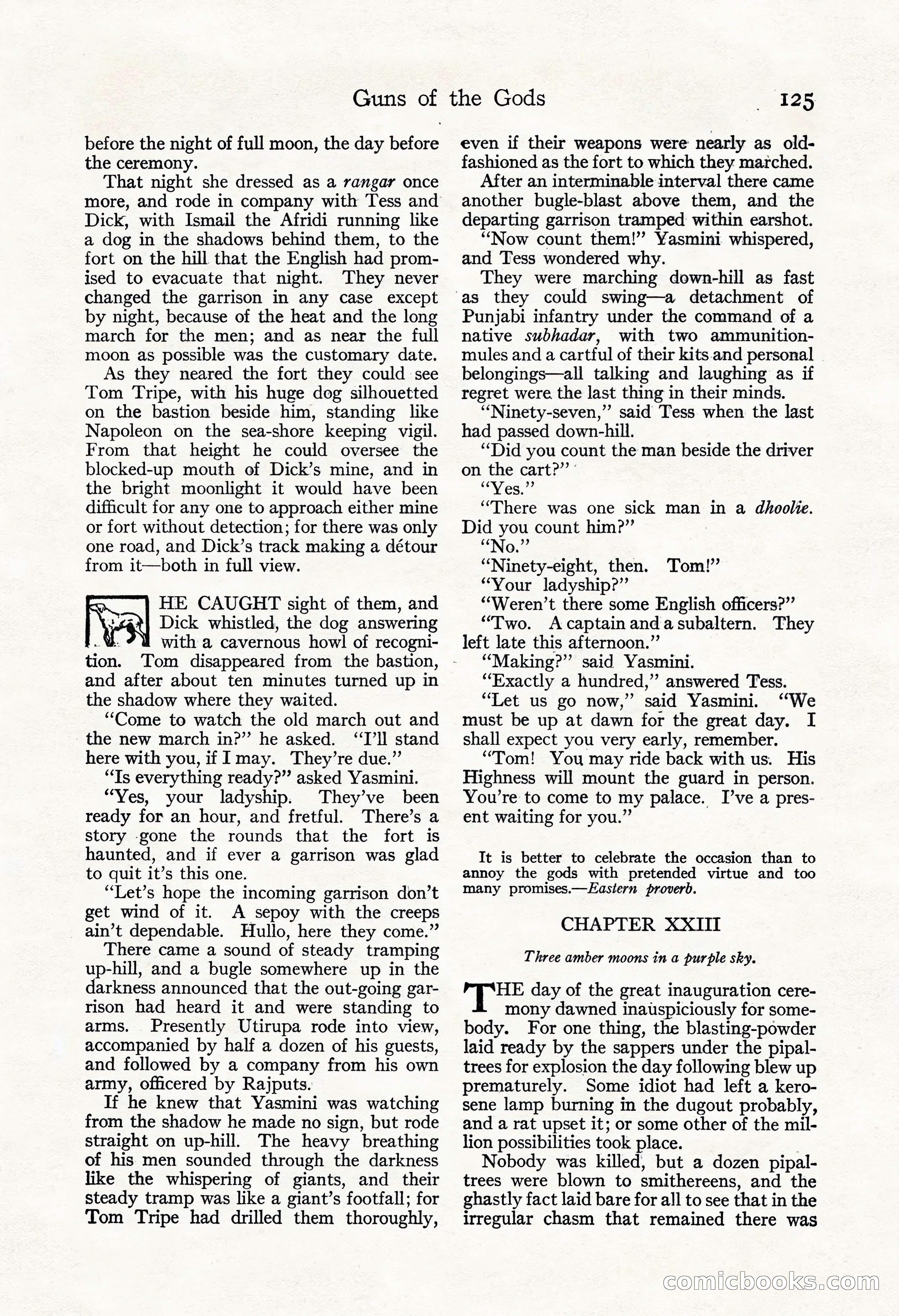 Adventure Magazine, May 3, 1921 — page 135 of 204
