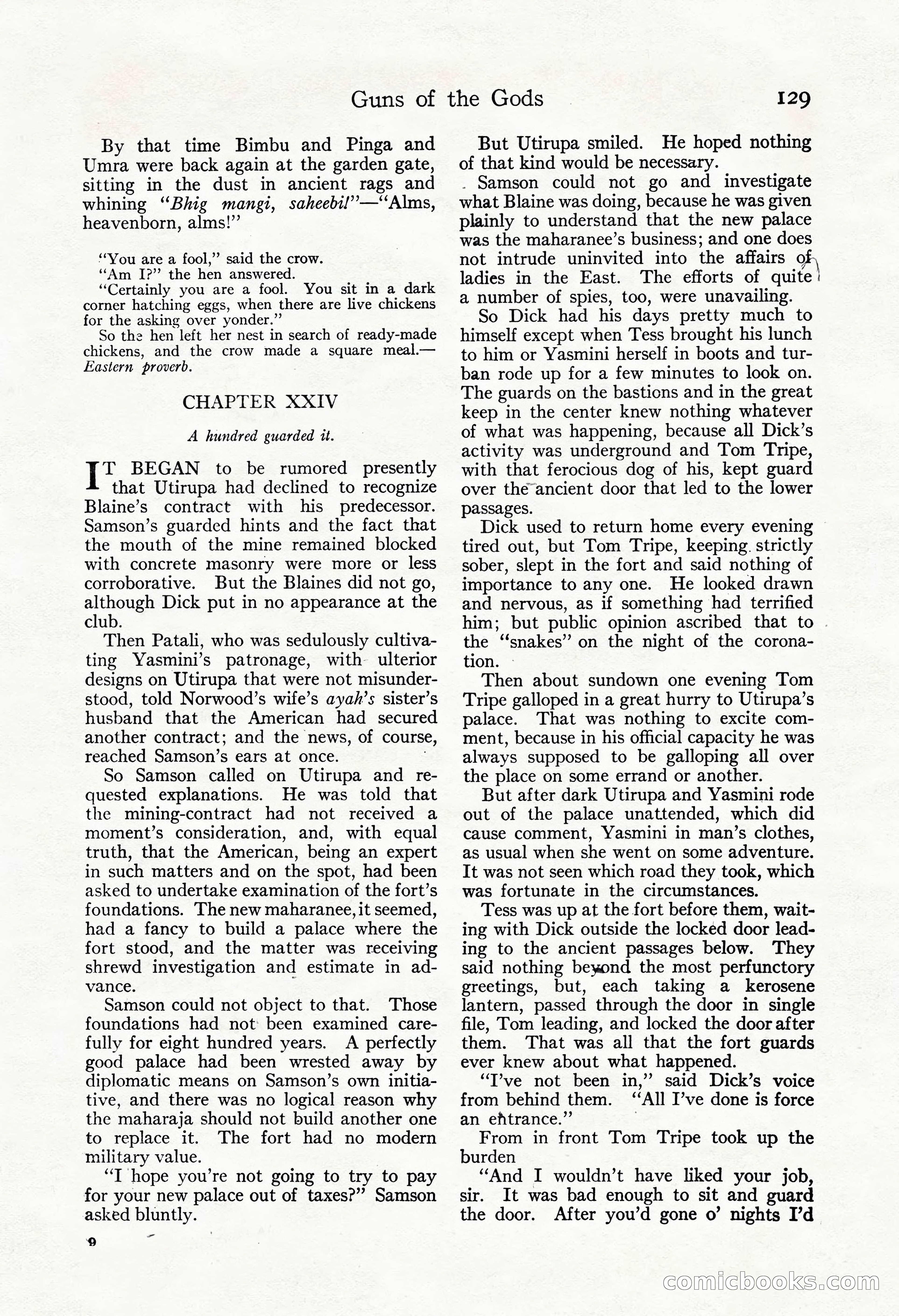 Adventure Magazine, May 3, 1921 — page 139 of 204