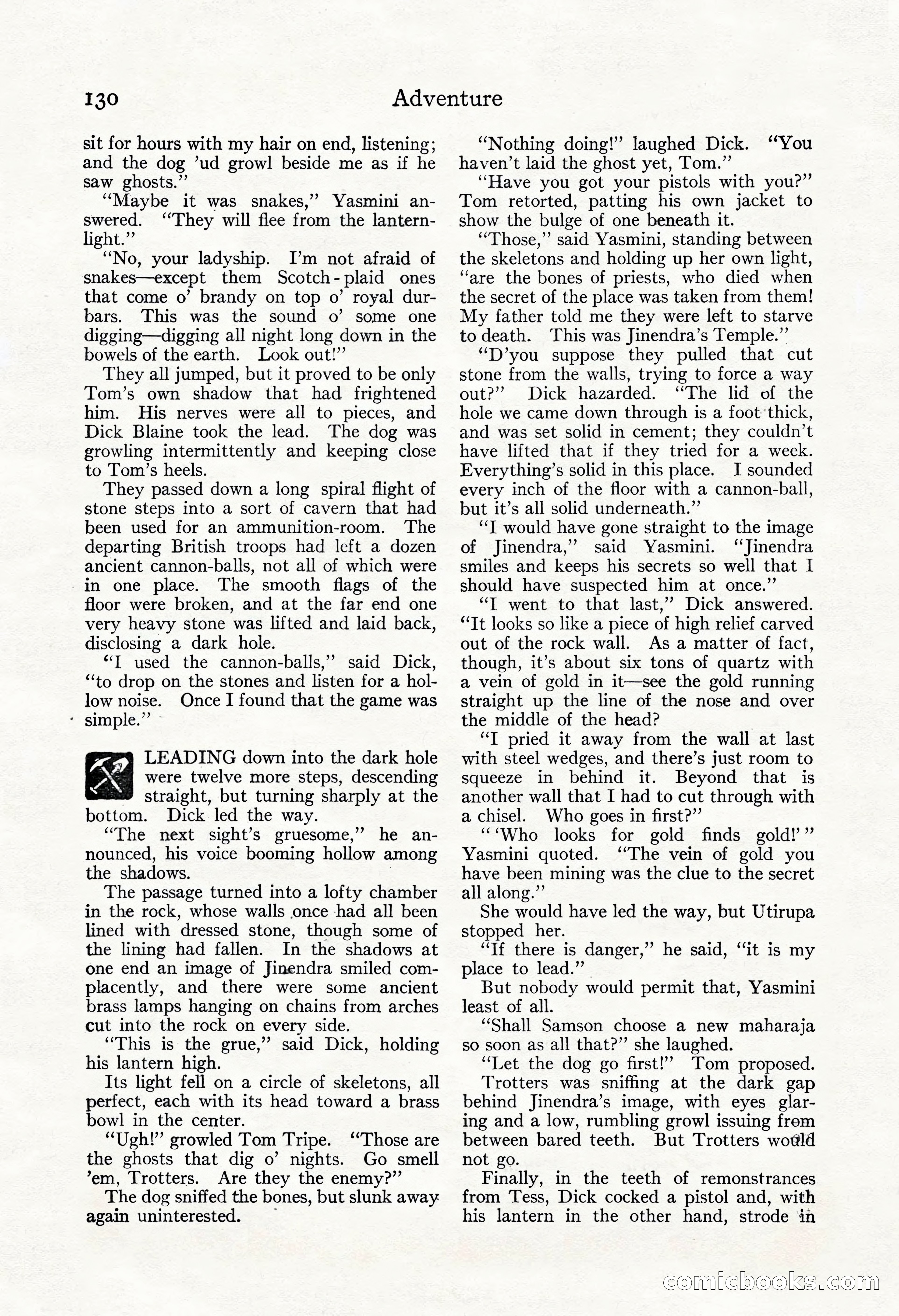 Adventure Magazine, May 3, 1921 — page 140 of 204