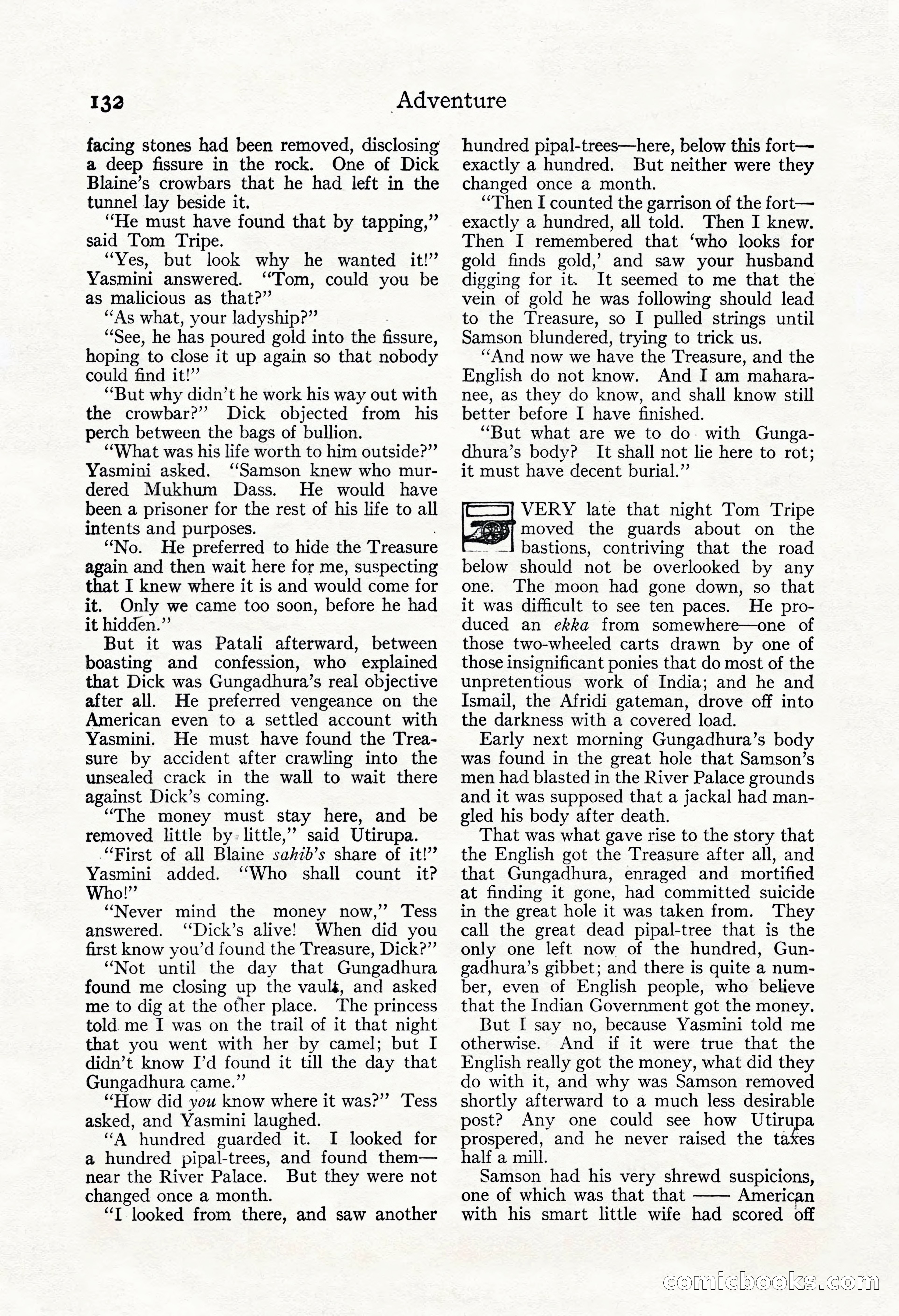 Adventure Magazine, May 3, 1921 — page 142 of 204