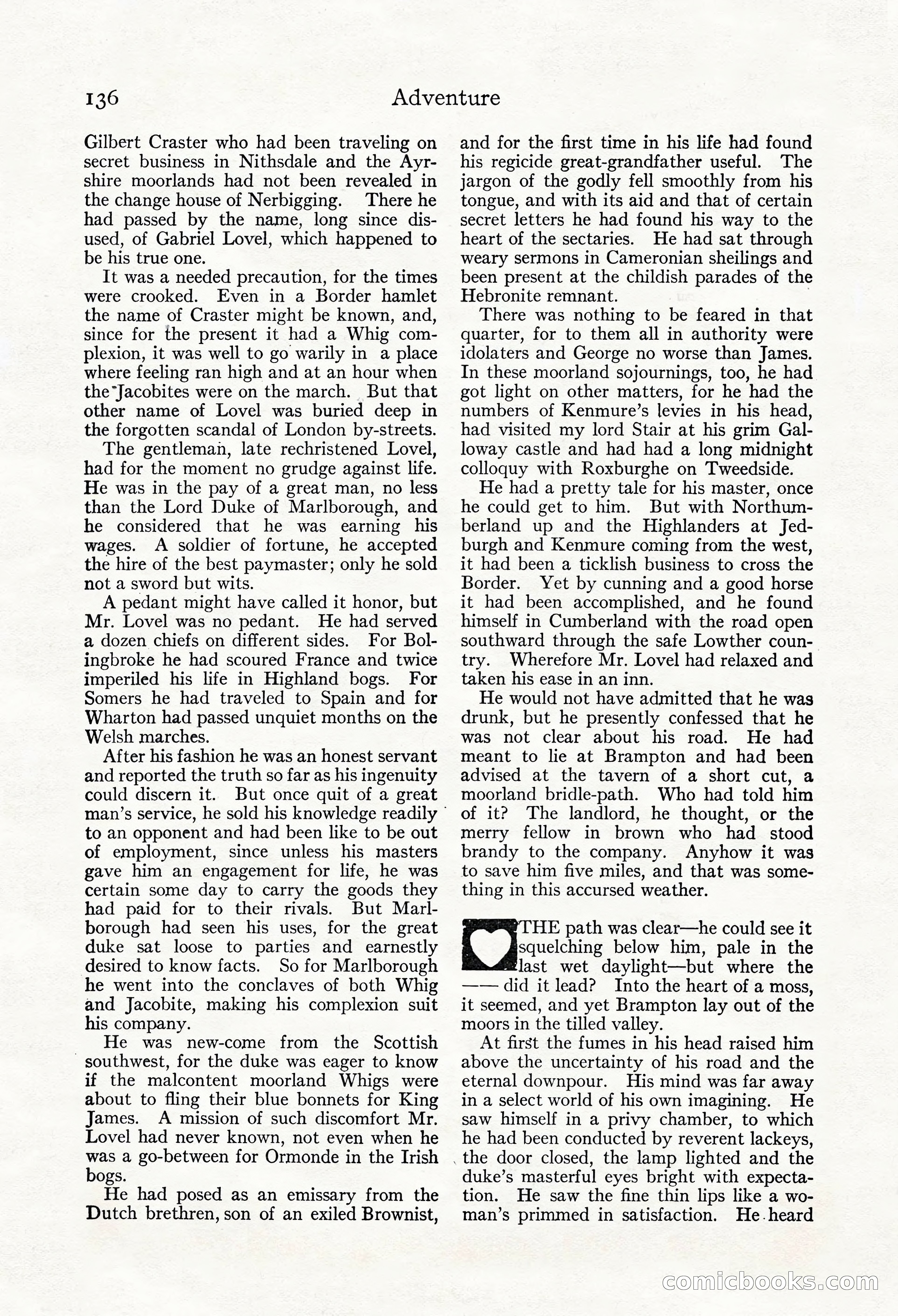 Adventure Magazine, May 3, 1921 — page 146 of 204