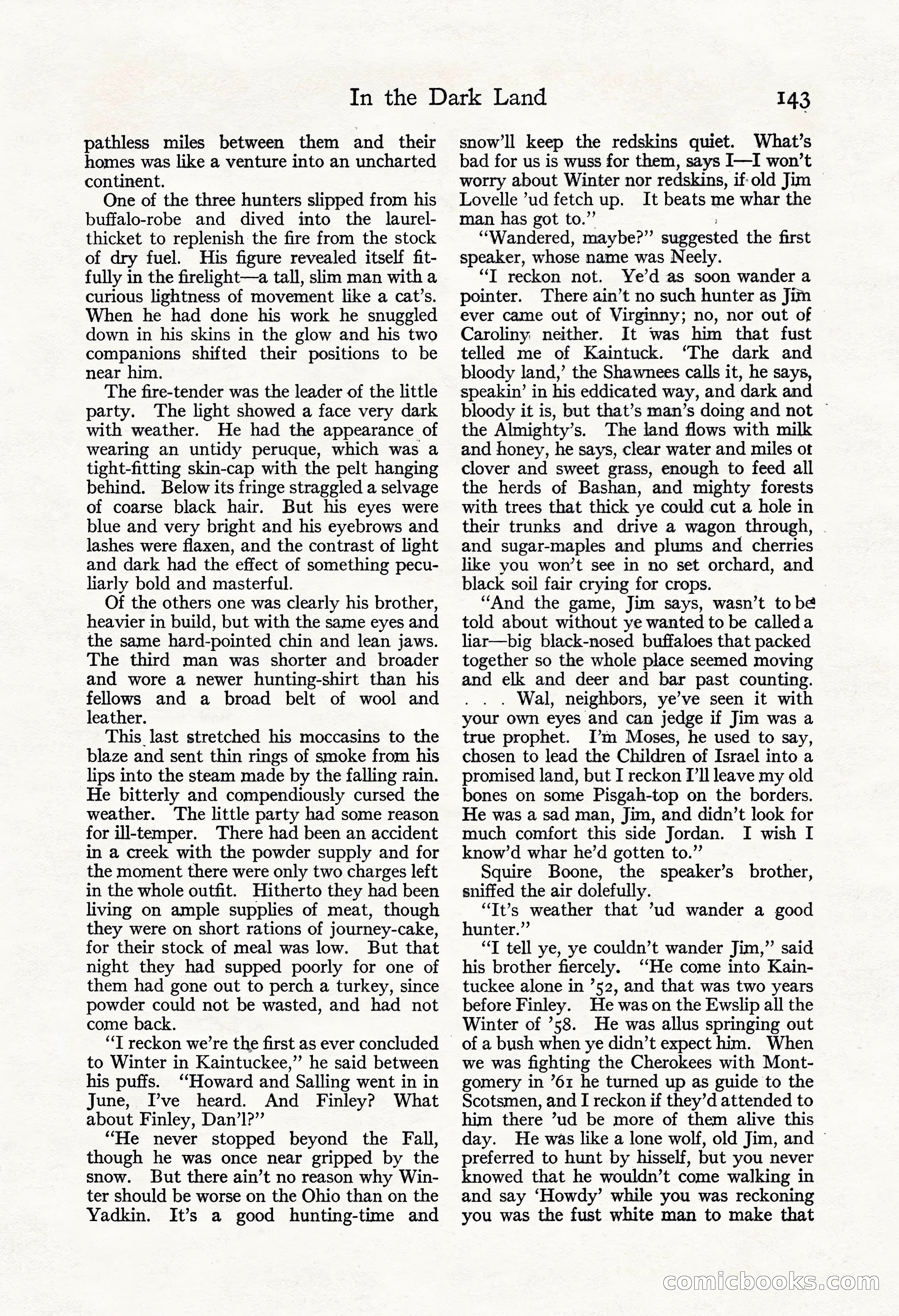 Adventure Magazine, May 3, 1921 — page 153 of 204