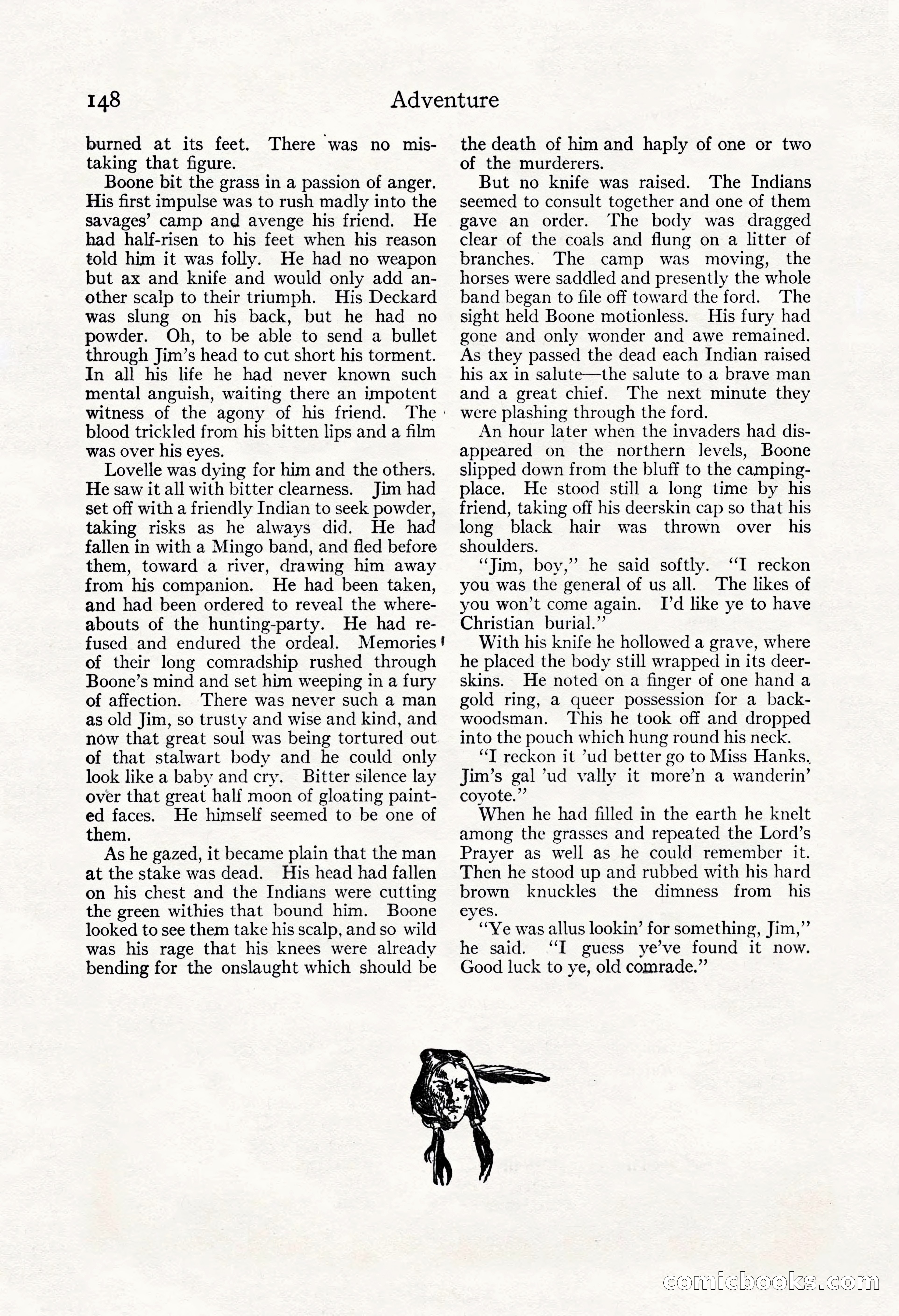Adventure Magazine, May 3, 1921 — page 158 of 204