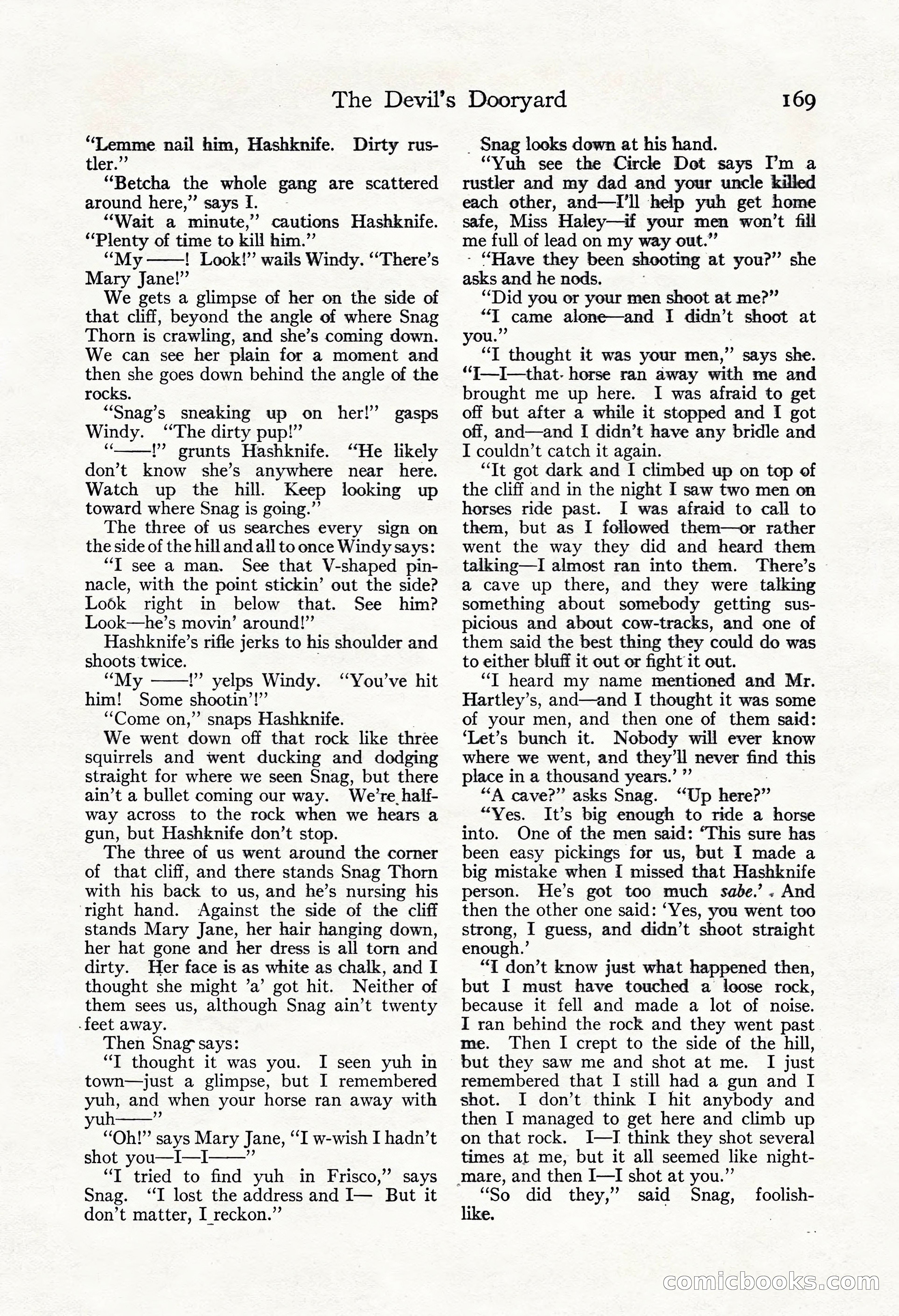 Adventure Magazine, May 3, 1921 — page 179 of 204