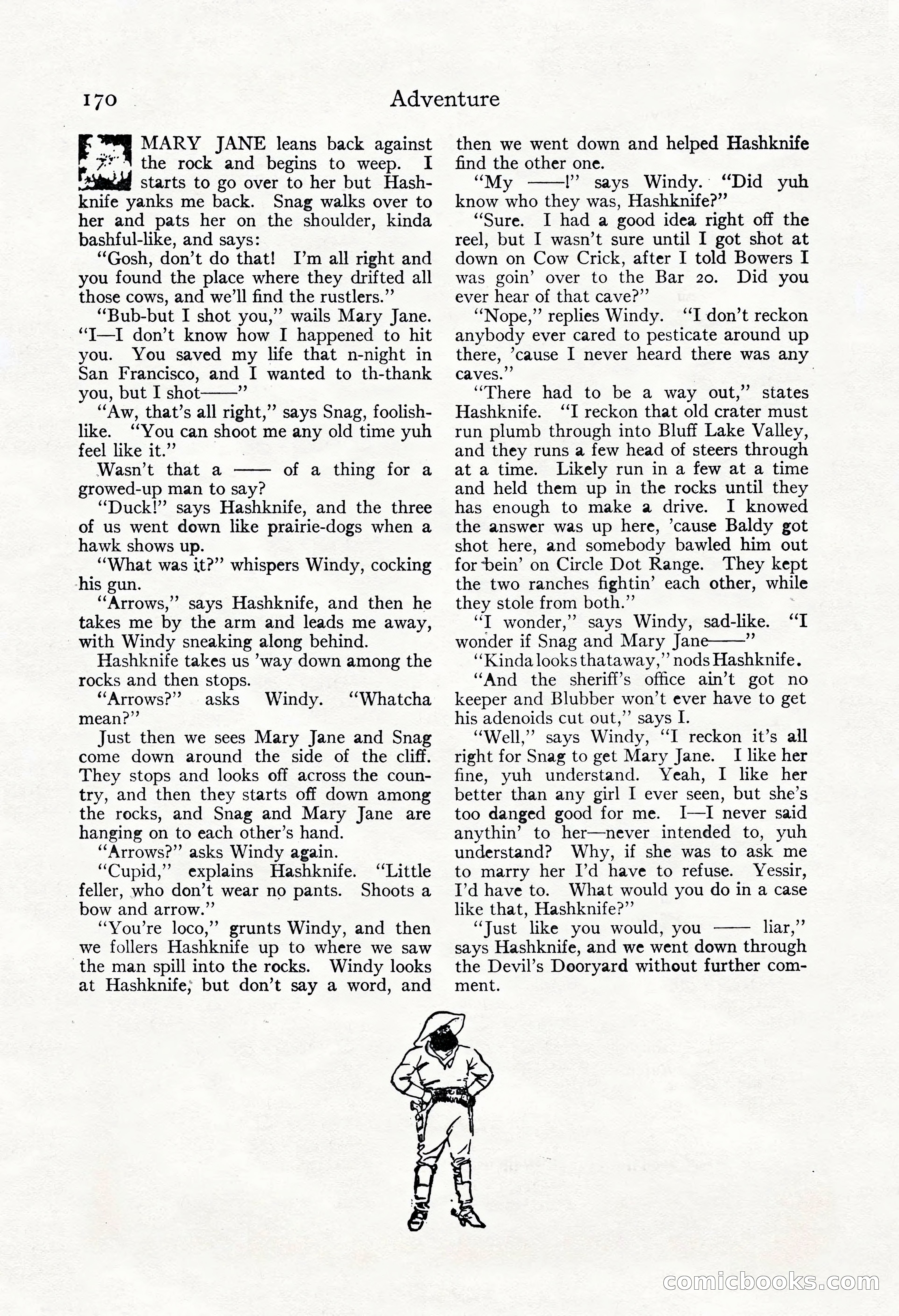 Adventure Magazine, May 3, 1921 — page 180 of 204