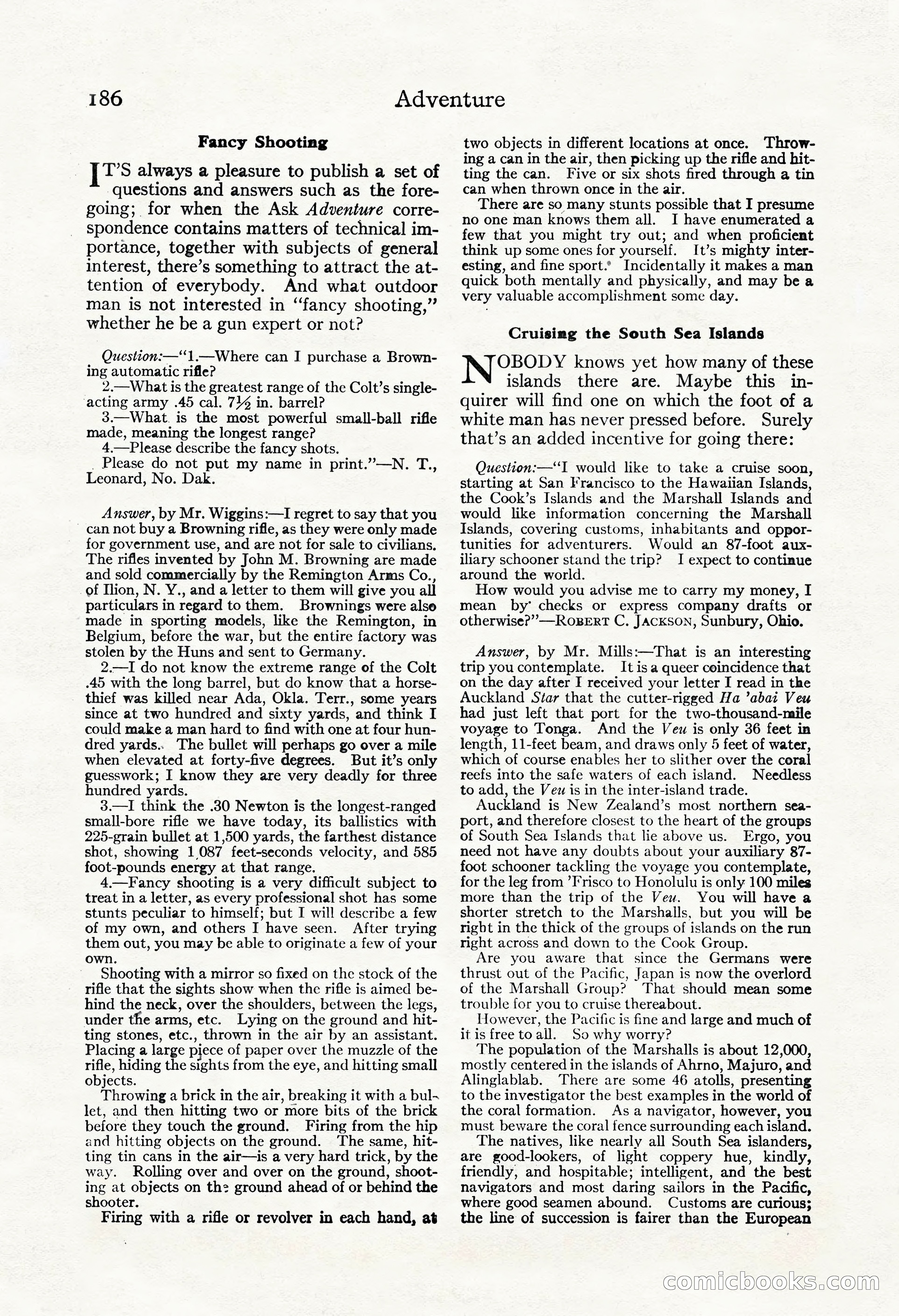 Adventure Magazine, May 3, 1921 — page 196 of 204