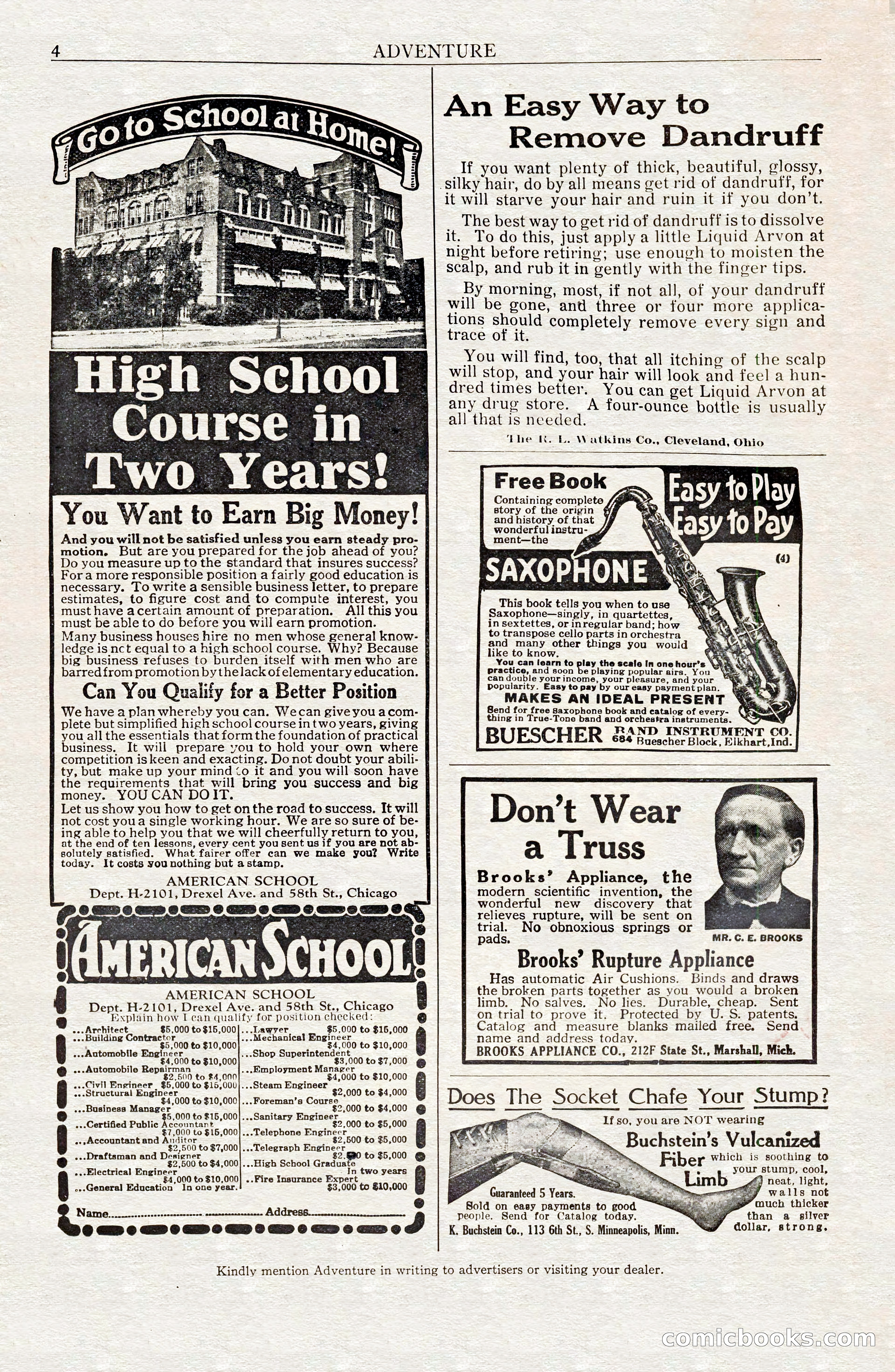 Adventure Magazine, February 28, 1922 — page 6 of 204