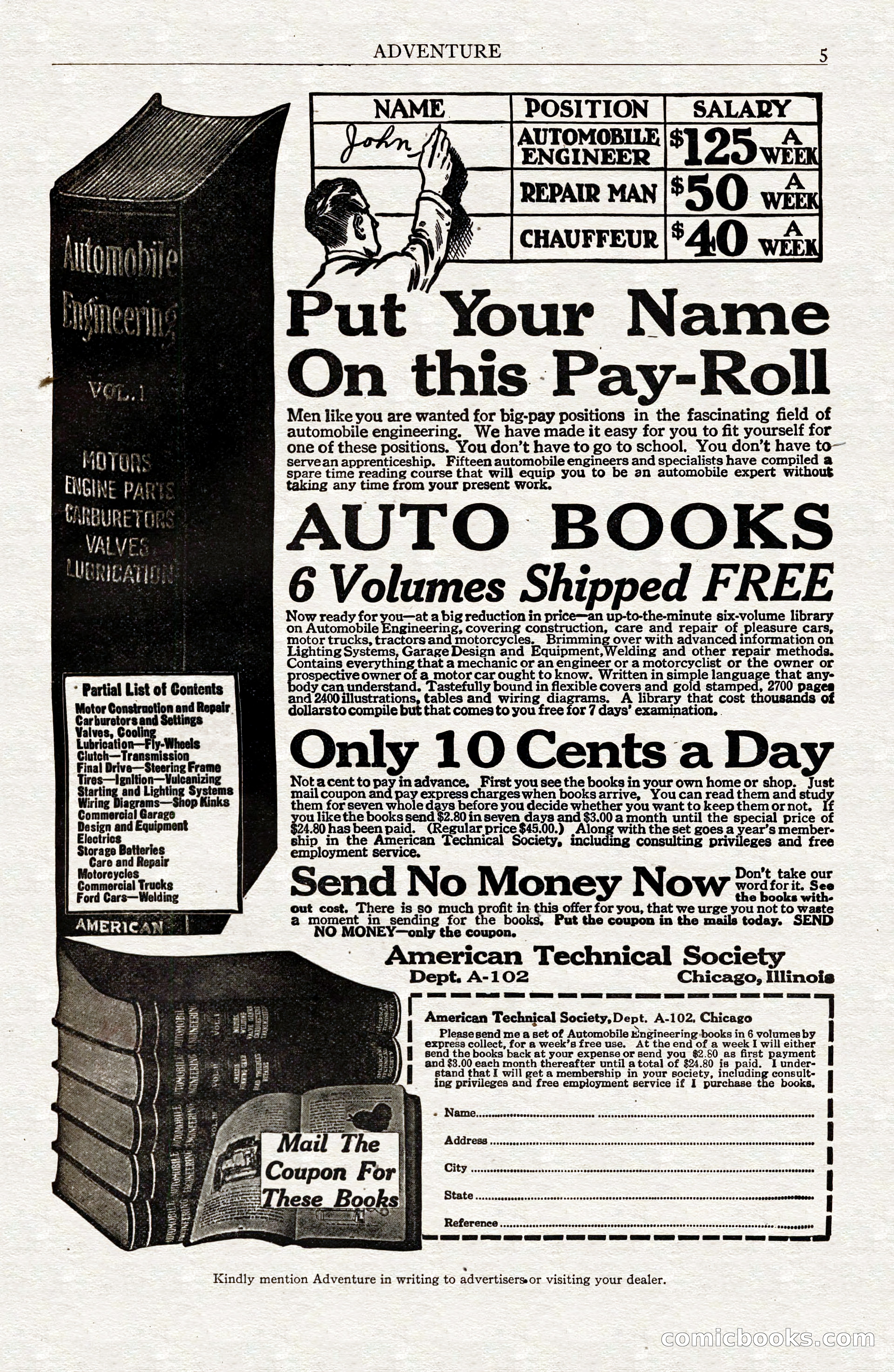 Adventure Magazine, February 28, 1922 — page 7 of 204
