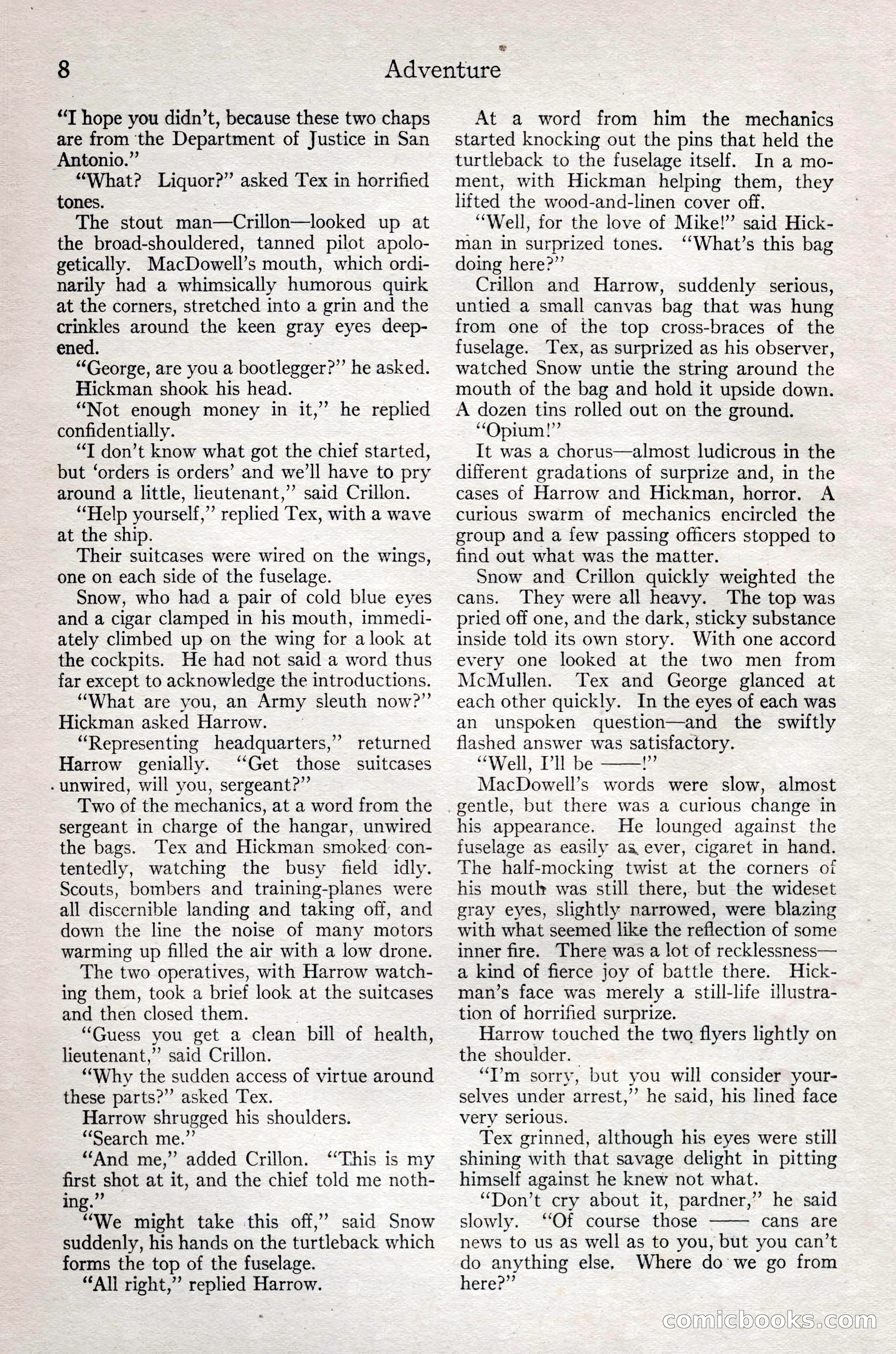 Adventure Magazine, February 28, 1922 — page 18 of 204