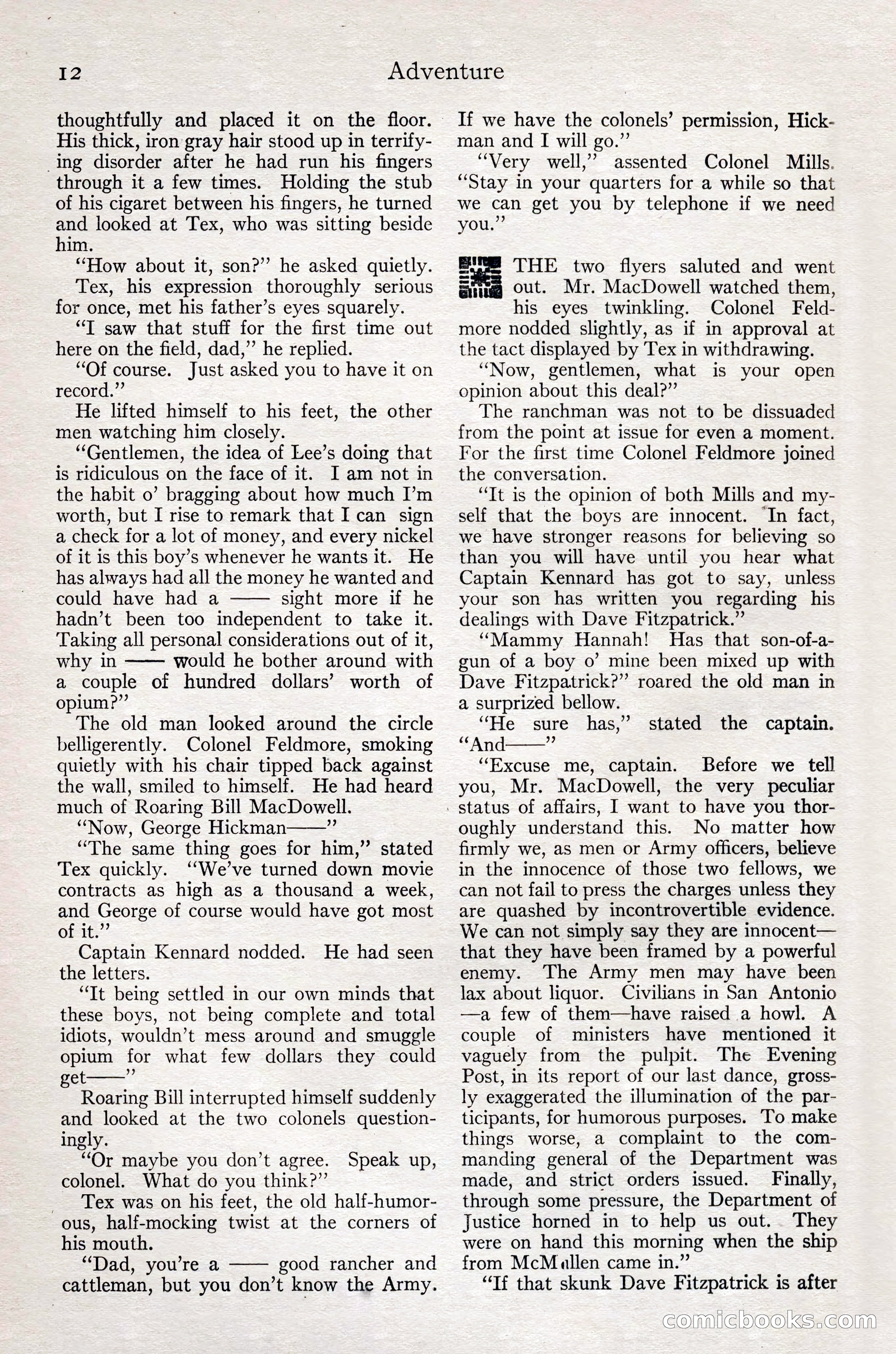 Adventure Magazine, February 28, 1922 — page 22 of 204