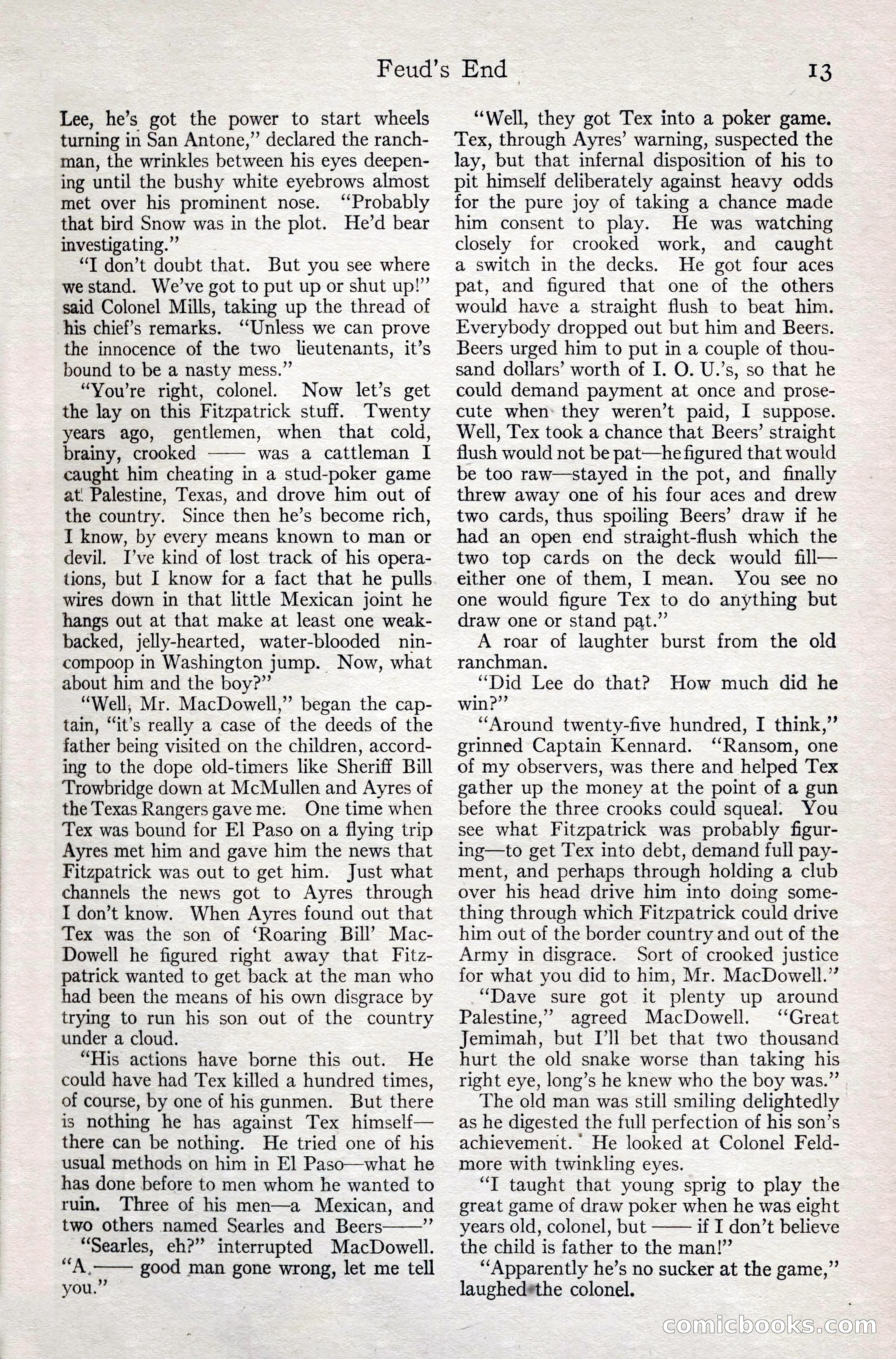 Adventure Magazine, February 28, 1922 — page 23 of 204