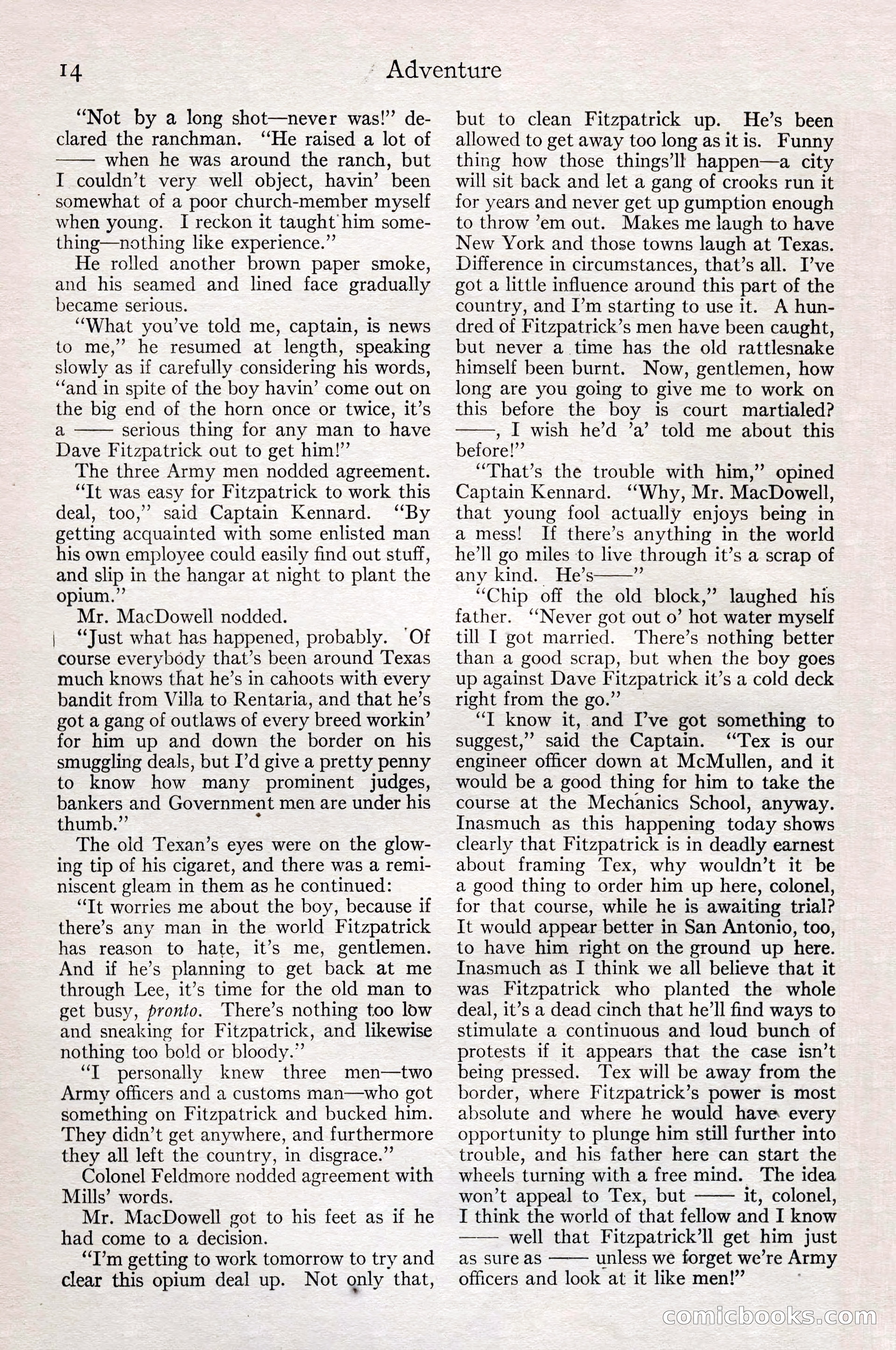 Adventure Magazine, February 28, 1922 — page 24 of 204