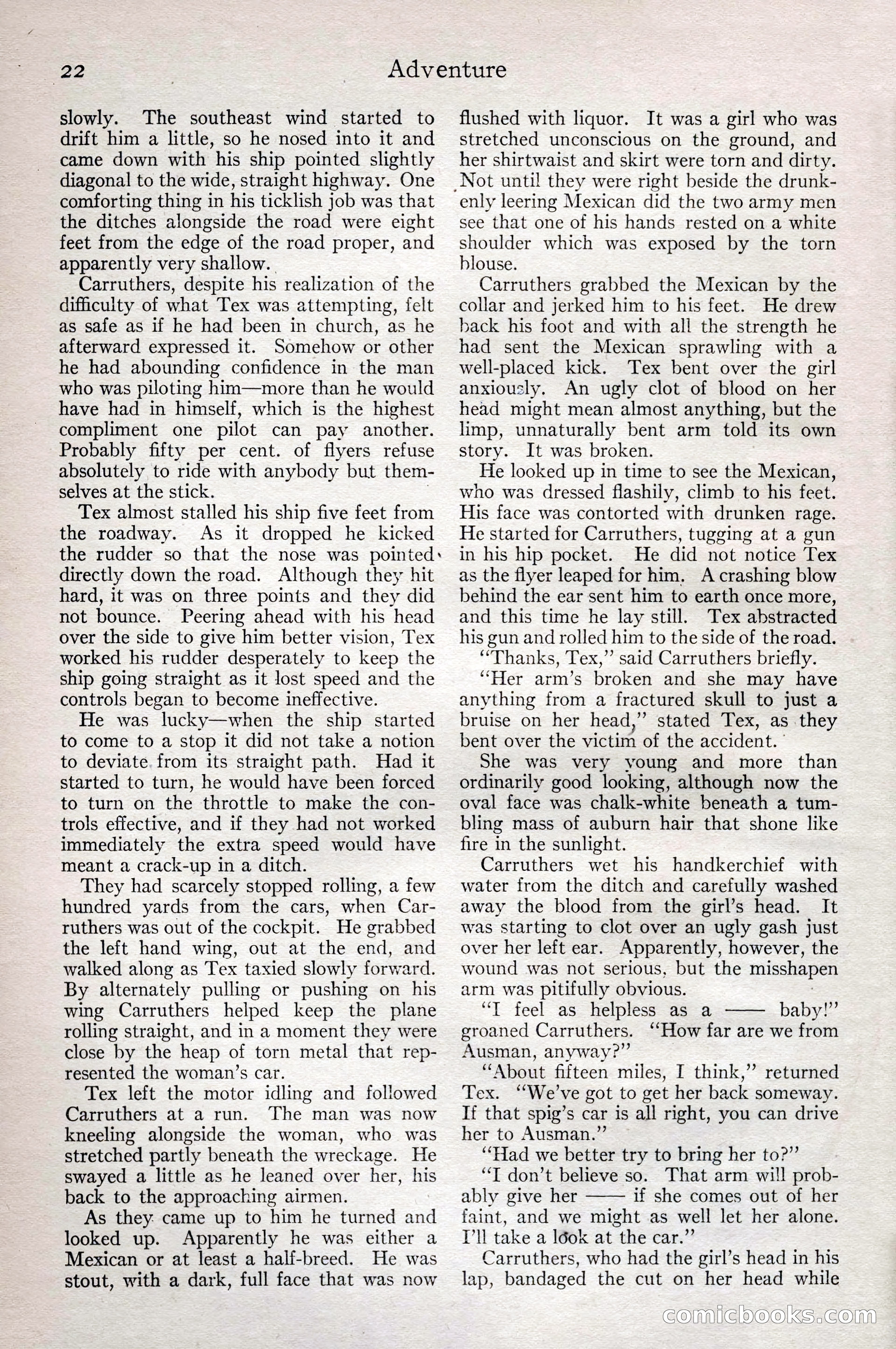 Adventure Magazine, February 28, 1922 — page 32 of 204