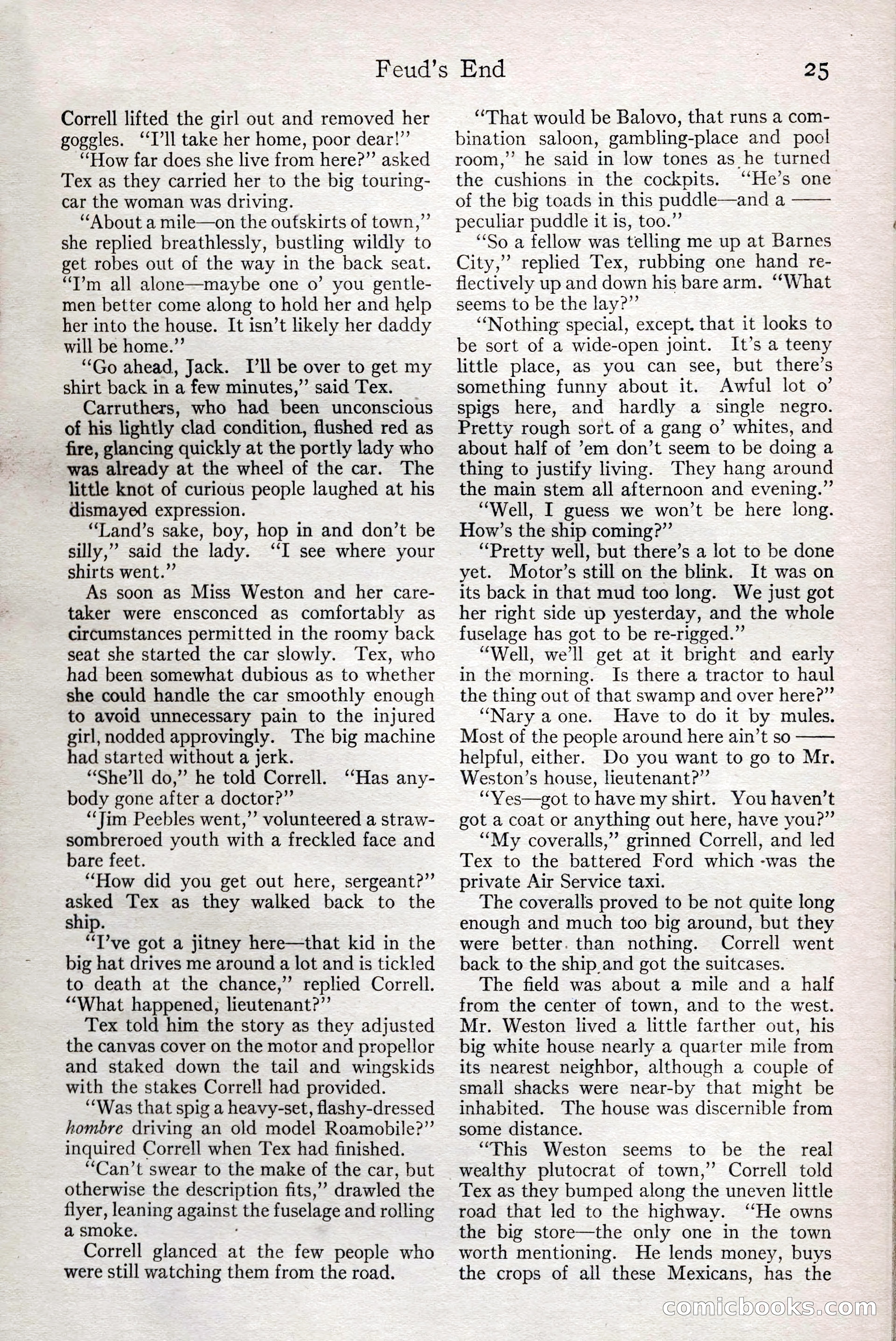 Adventure Magazine, February 28, 1922 — page 35 of 204