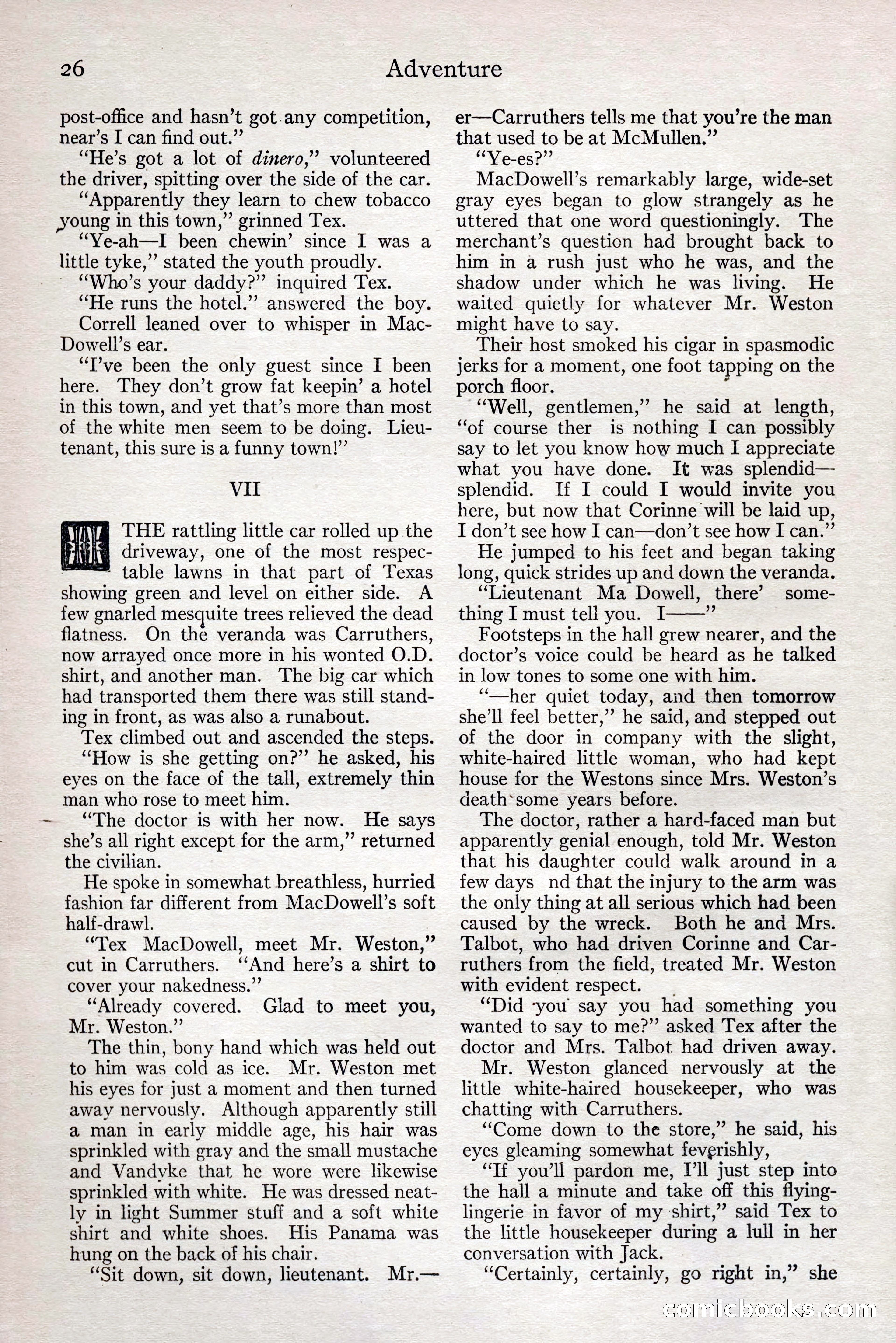 Adventure Magazine, February 28, 1922 — page 36 of 204