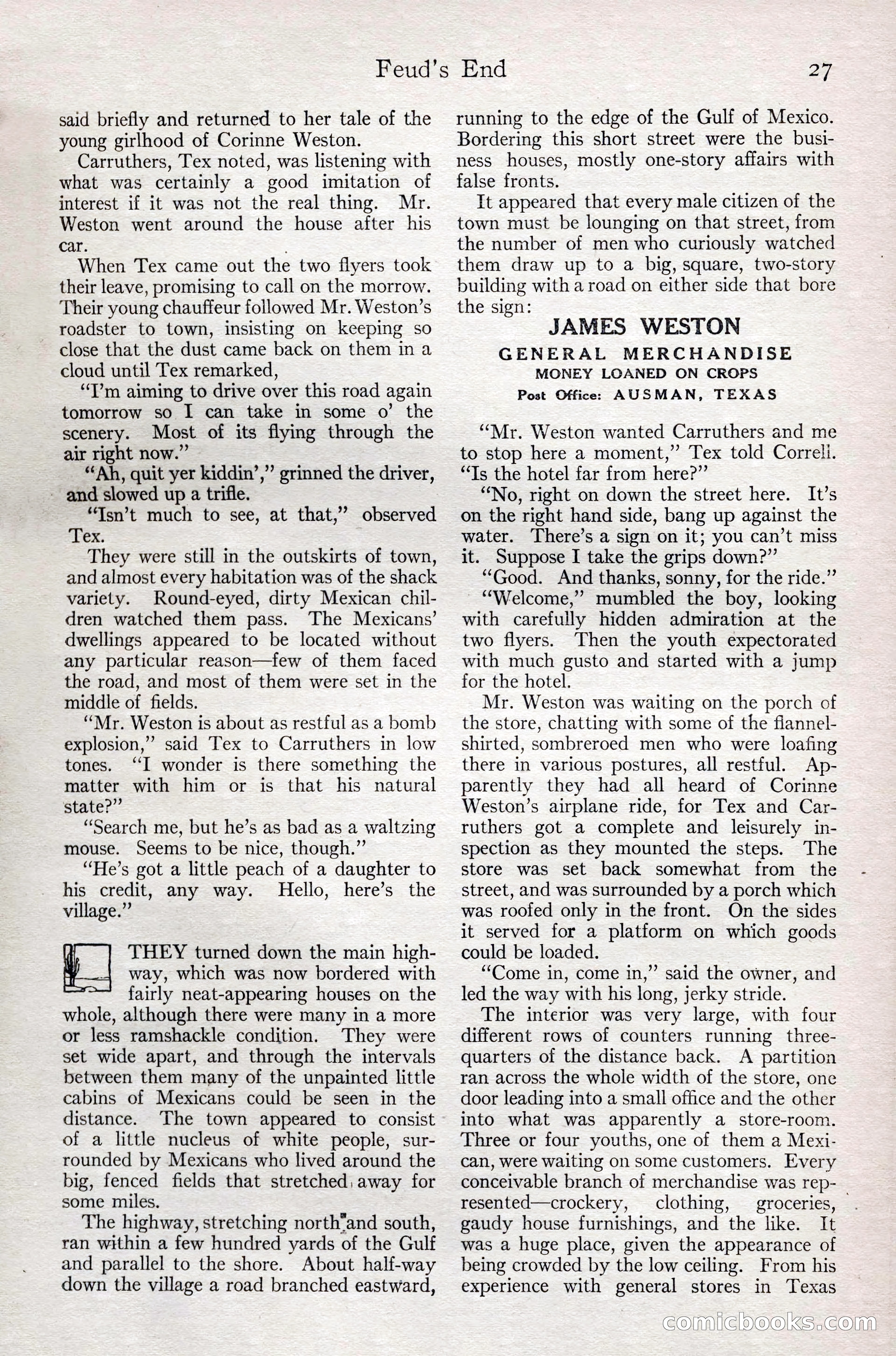 Adventure Magazine, February 28, 1922 — page 37 of 204