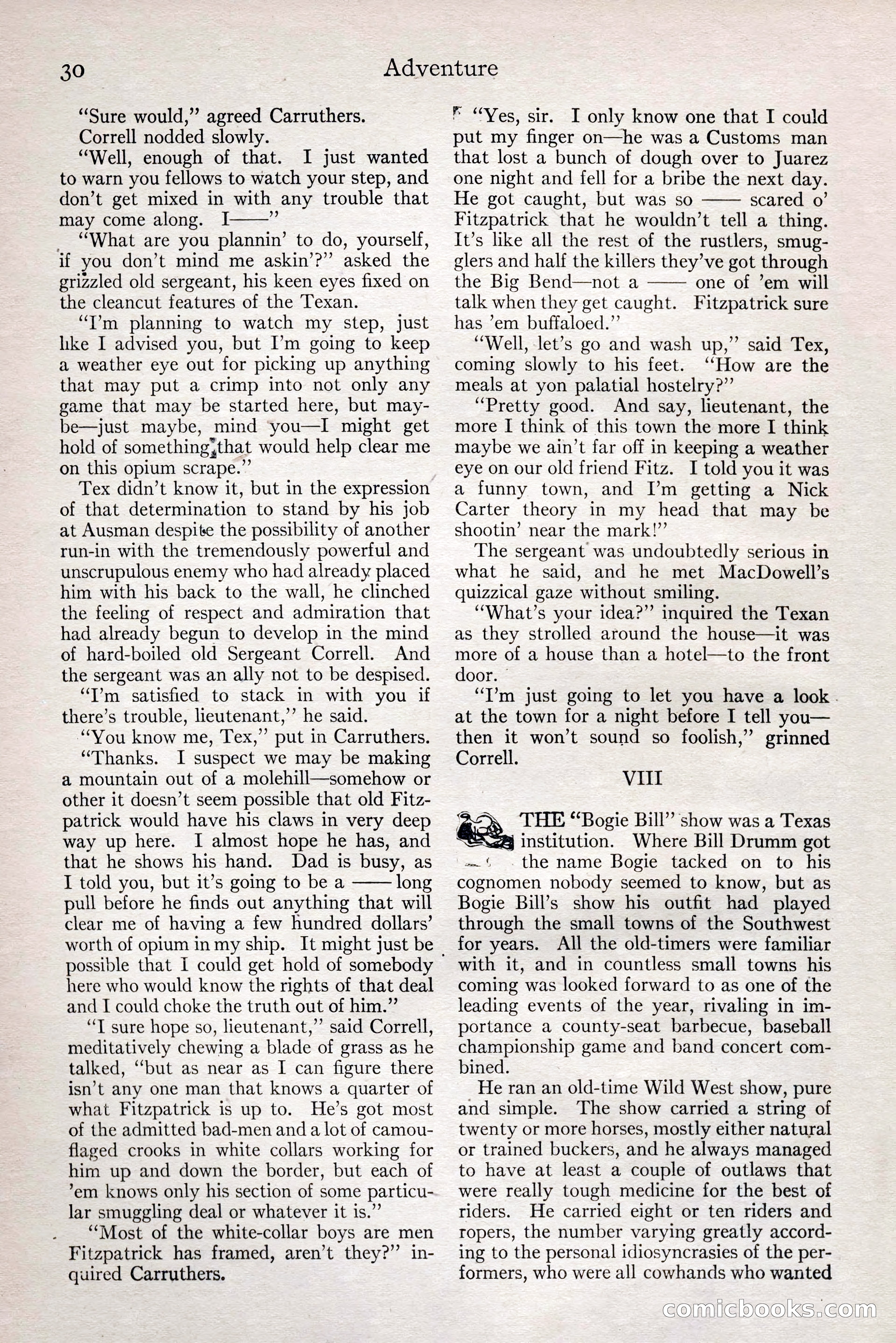 Adventure Magazine, February 28, 1922 — page 40 of 204
