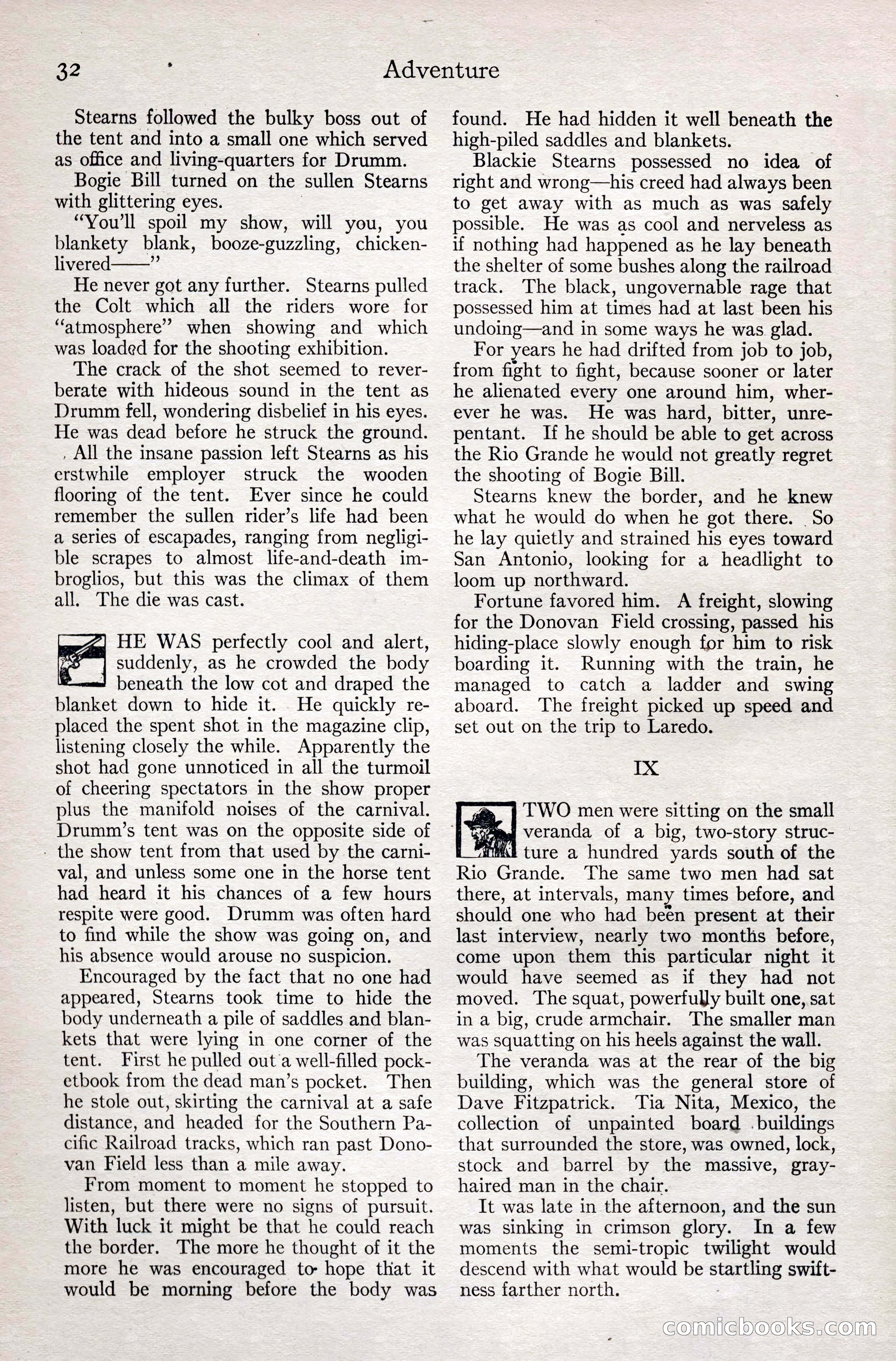 Adventure Magazine, February 28, 1922 — page 42 of 204