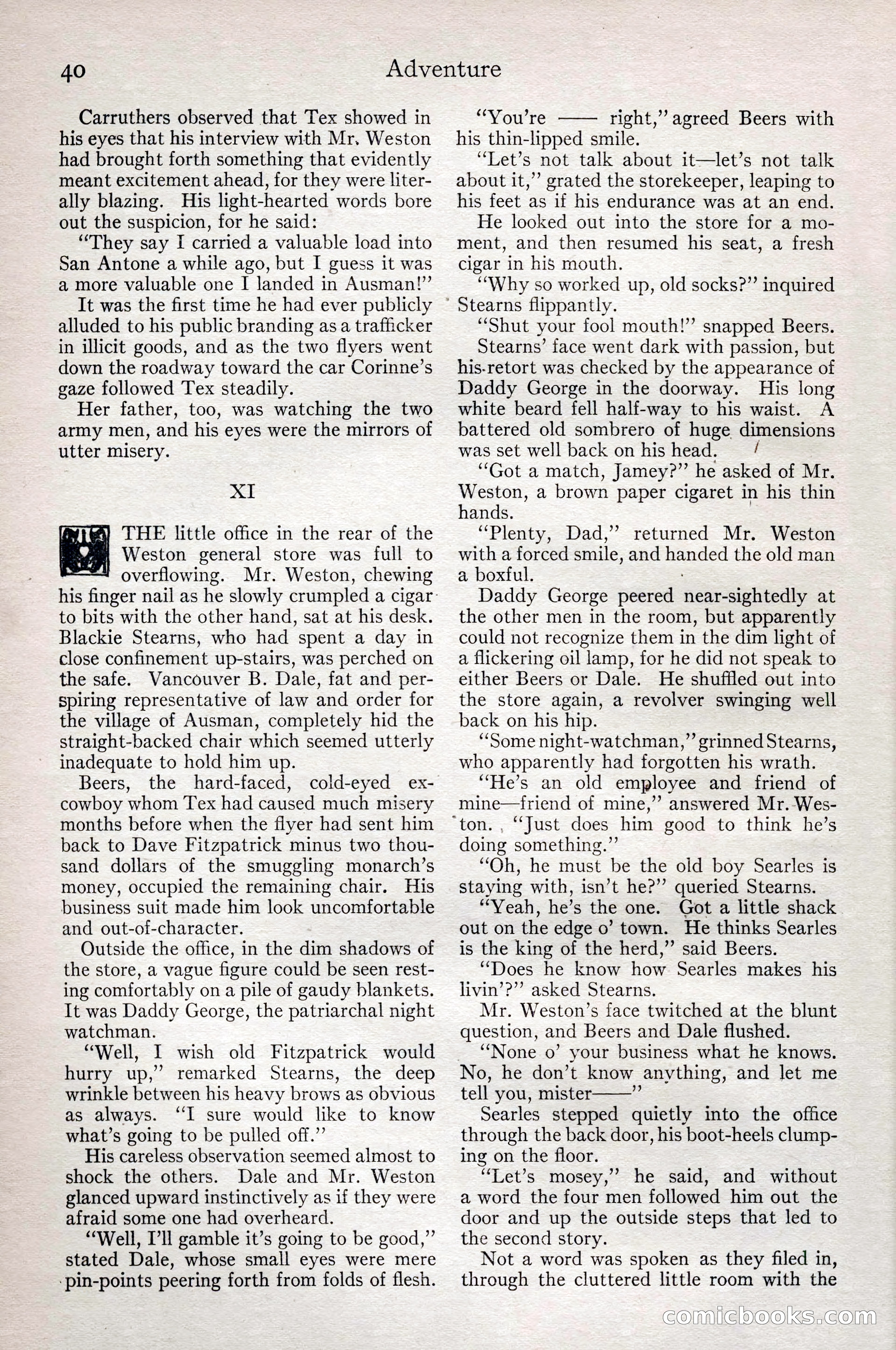 Adventure Magazine, February 28, 1922 — page 50 of 204