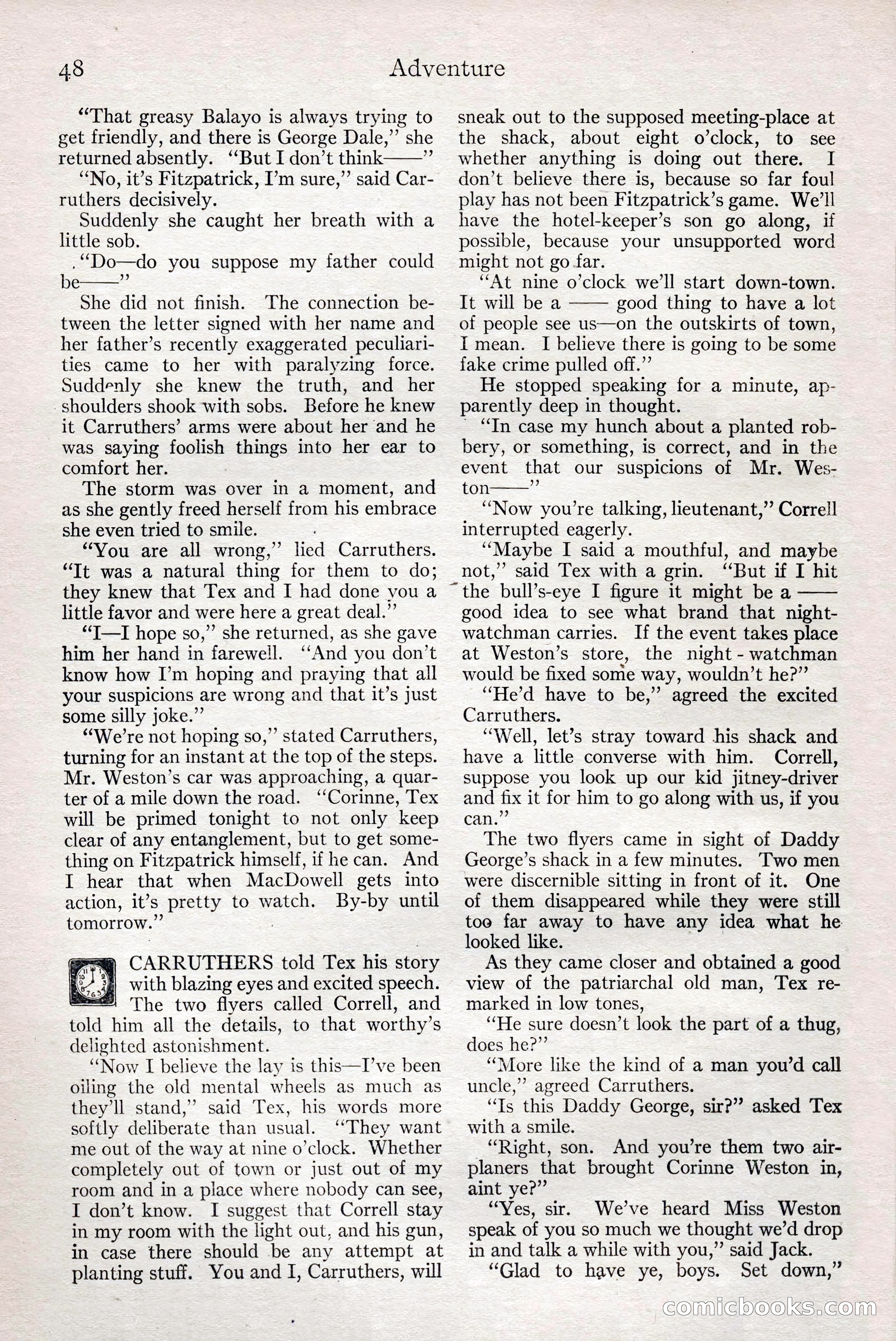 Adventure Magazine, February 28, 1922 — page 58 of 204