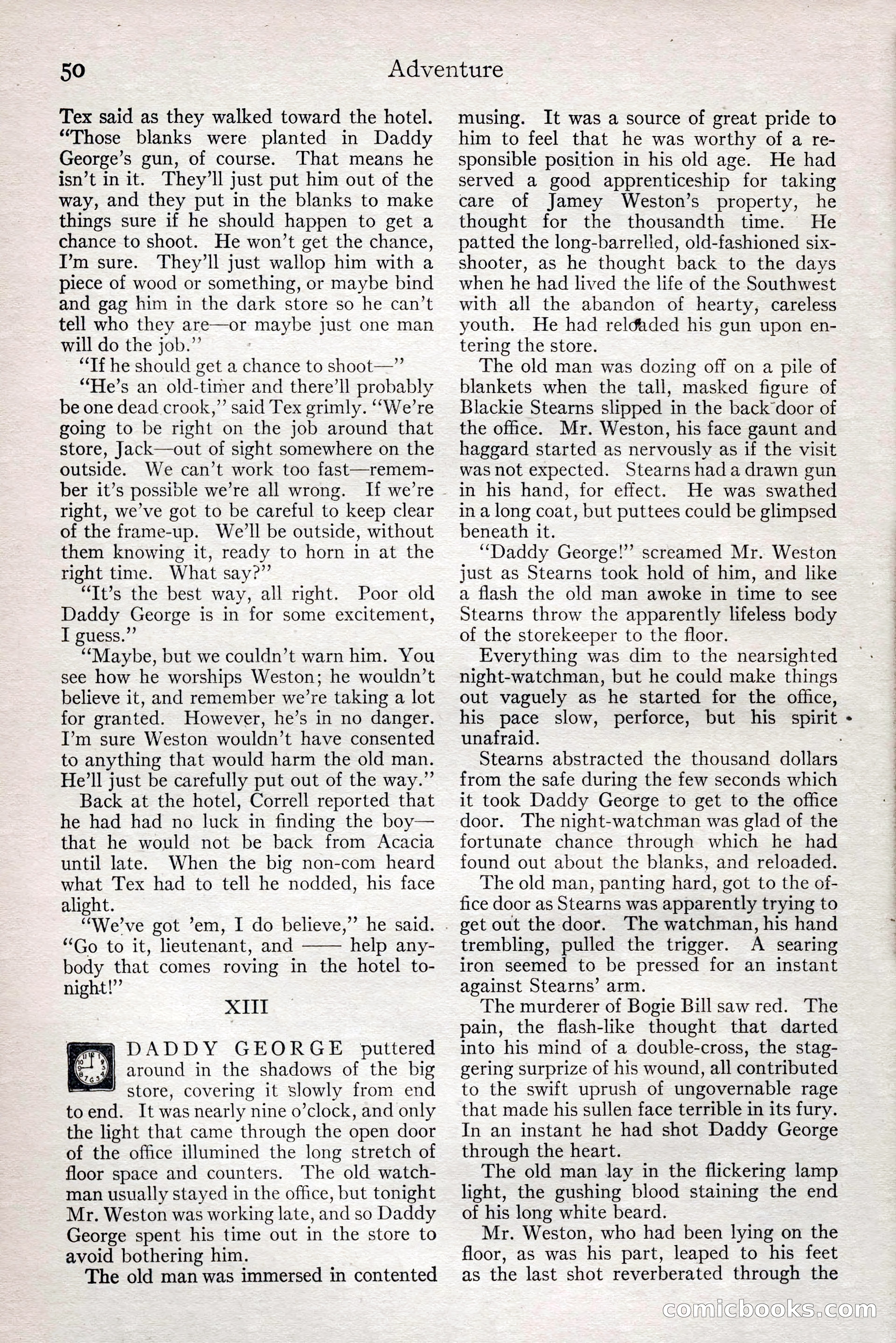 Adventure Magazine, February 28, 1922 — page 60 of 204