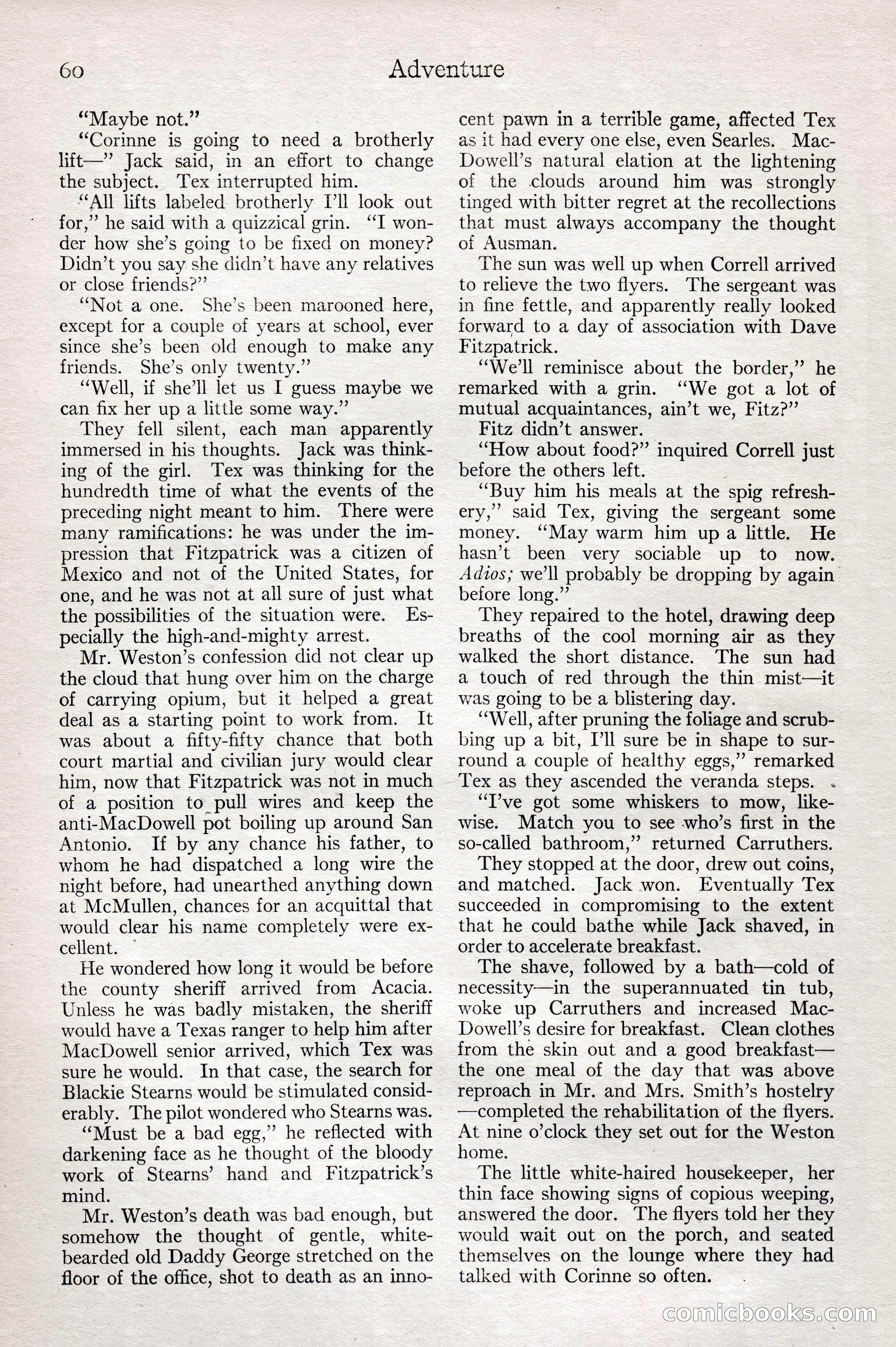 Adventure Magazine, February 28, 1922 — page 70 of 204