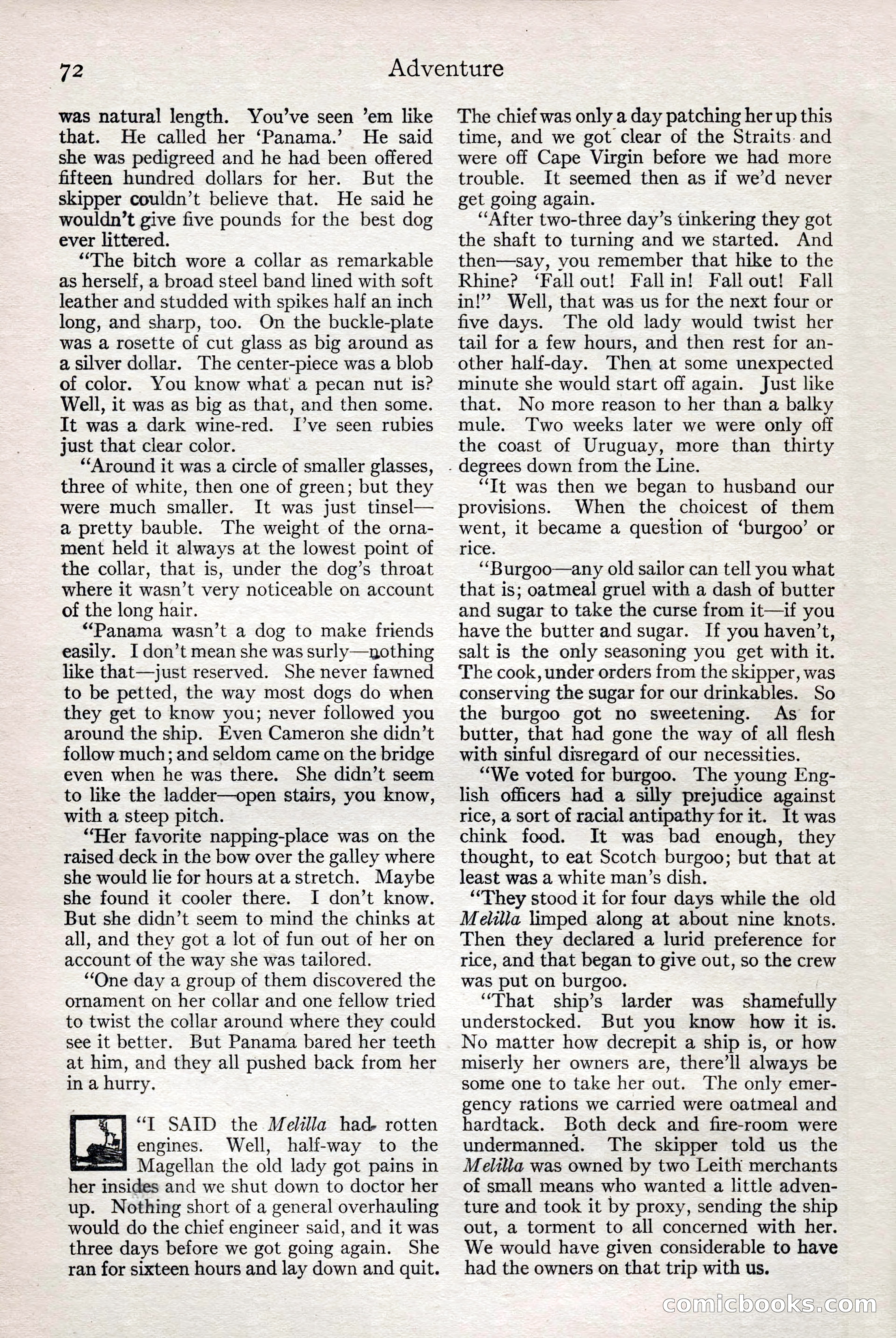 Adventure Magazine, February 28, 1922 — page 82 of 204