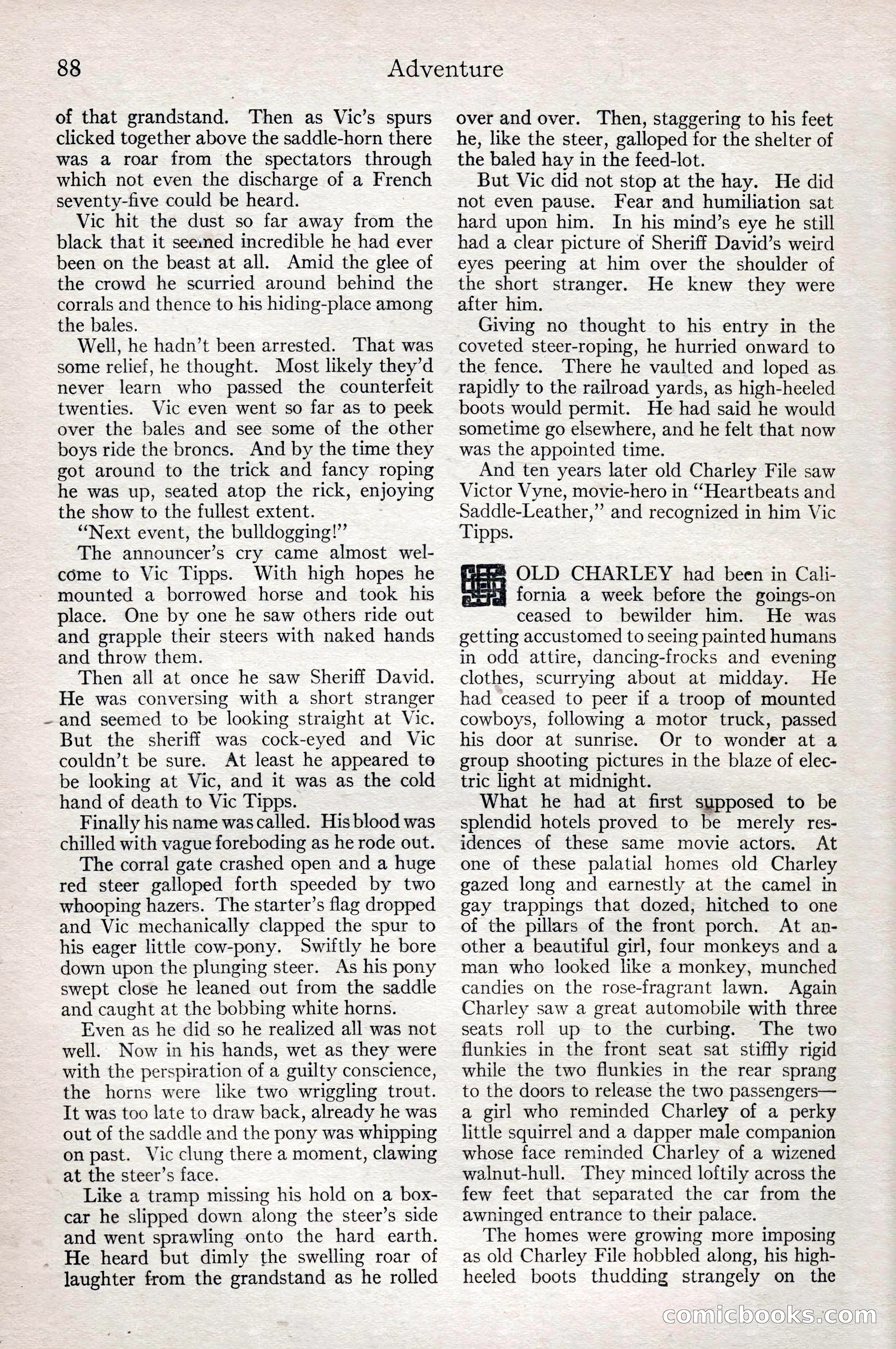 Adventure Magazine, February 28, 1922 — page 98 of 204