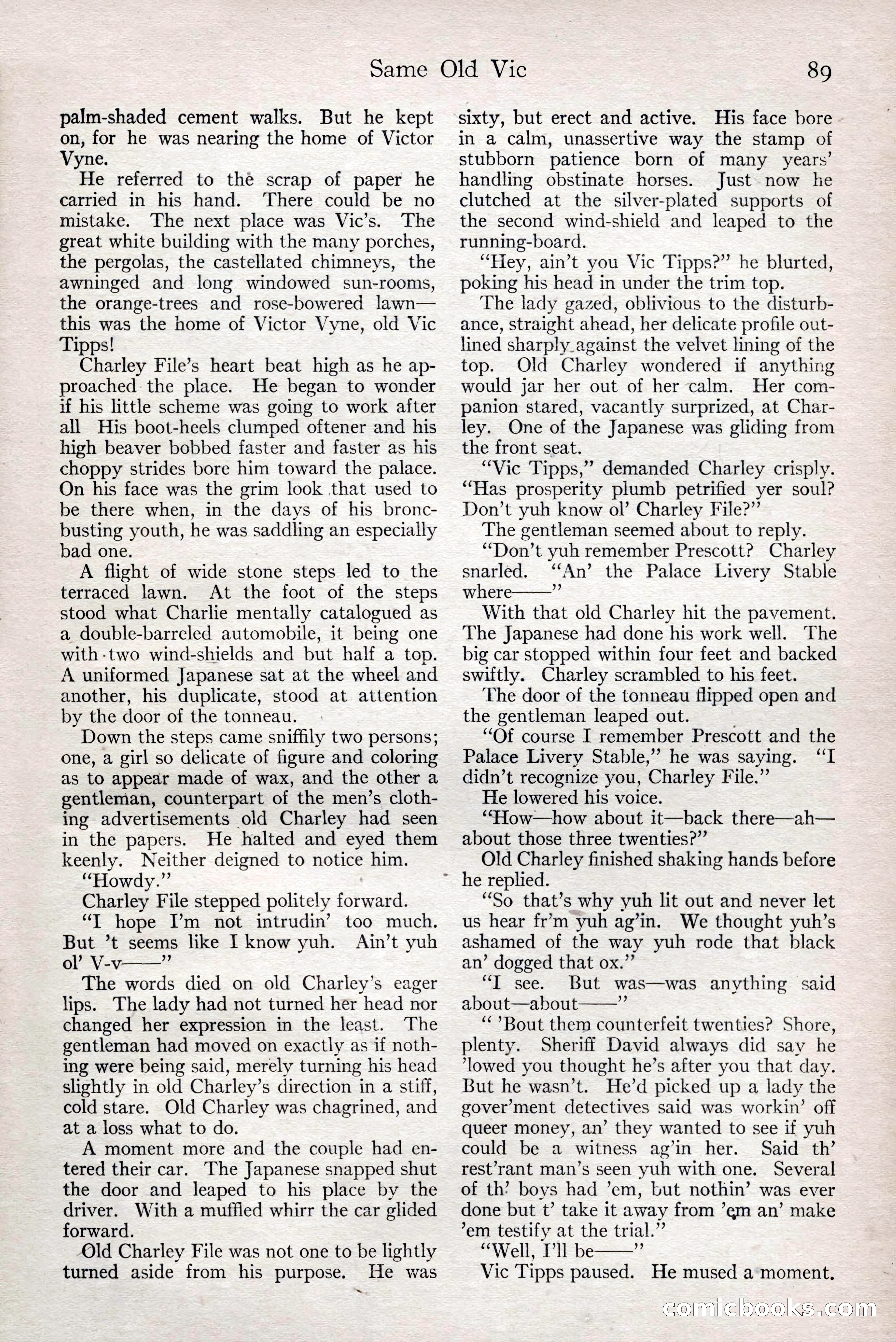 Adventure Magazine, February 28, 1922 — page 99 of 204
