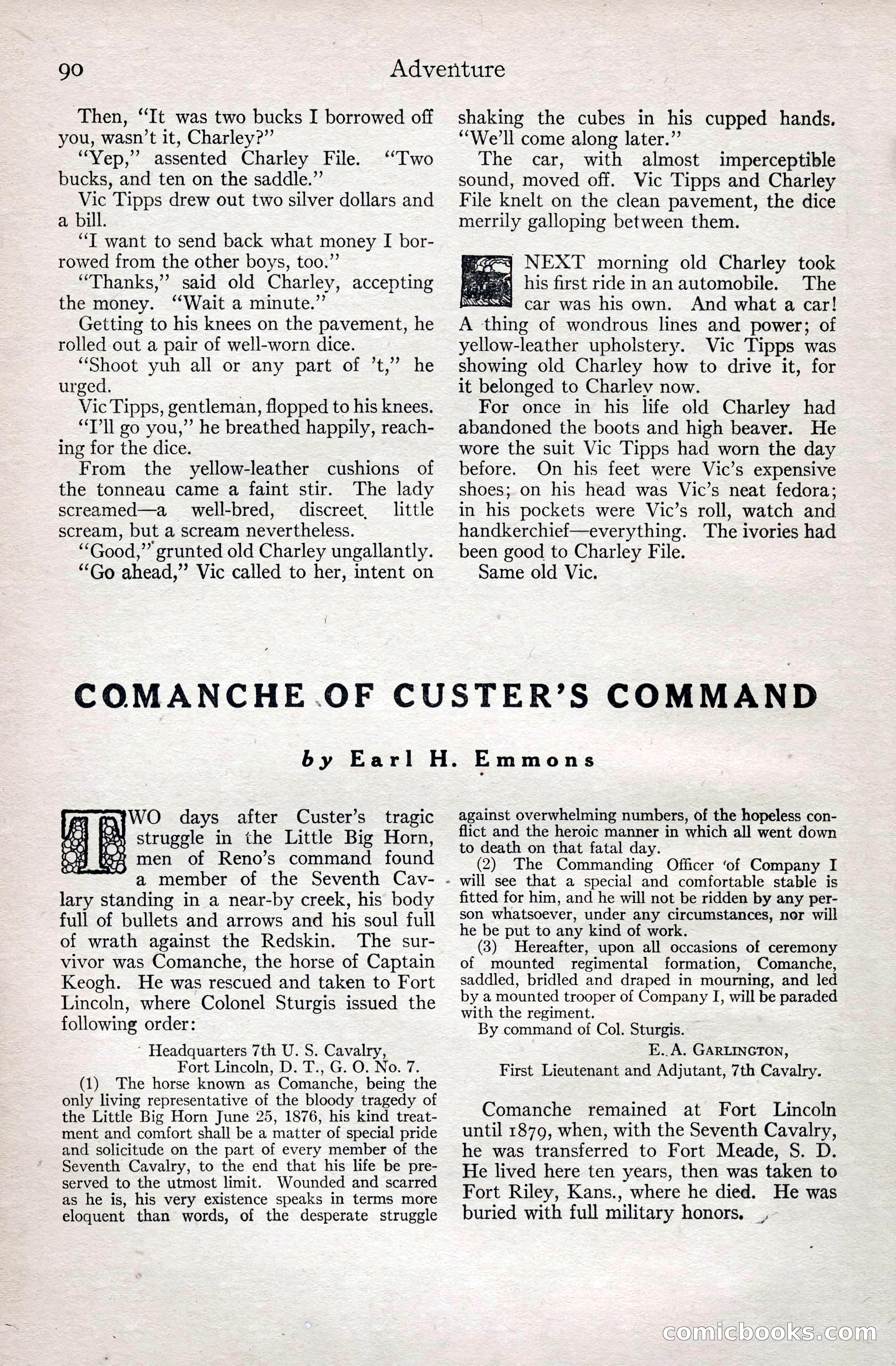 Adventure Magazine, February 28, 1922 — page 100 of 204