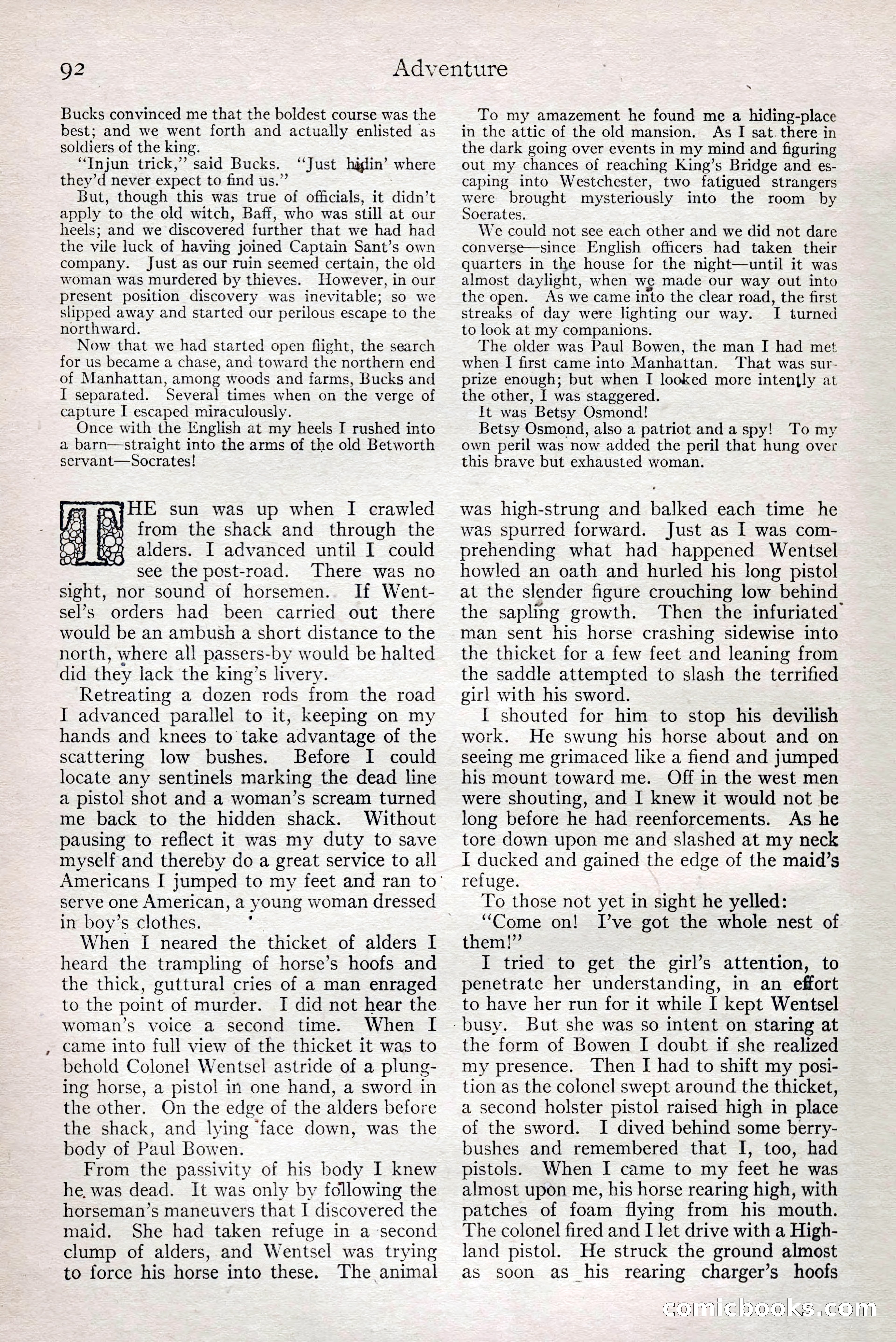 Adventure Magazine, February 28, 1922 — page 102 of 204