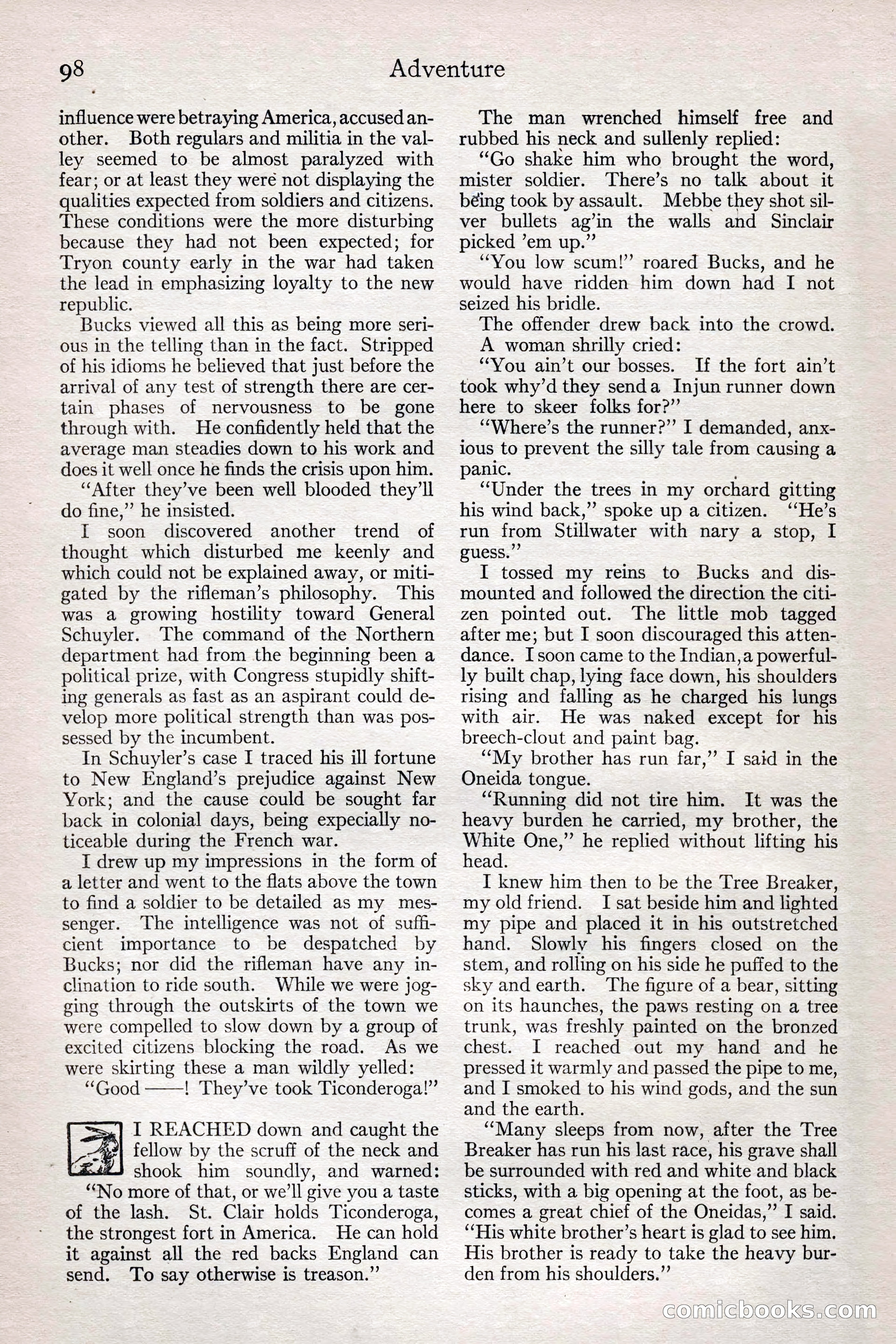 Adventure Magazine, February 28, 1922 — page 108 of 204