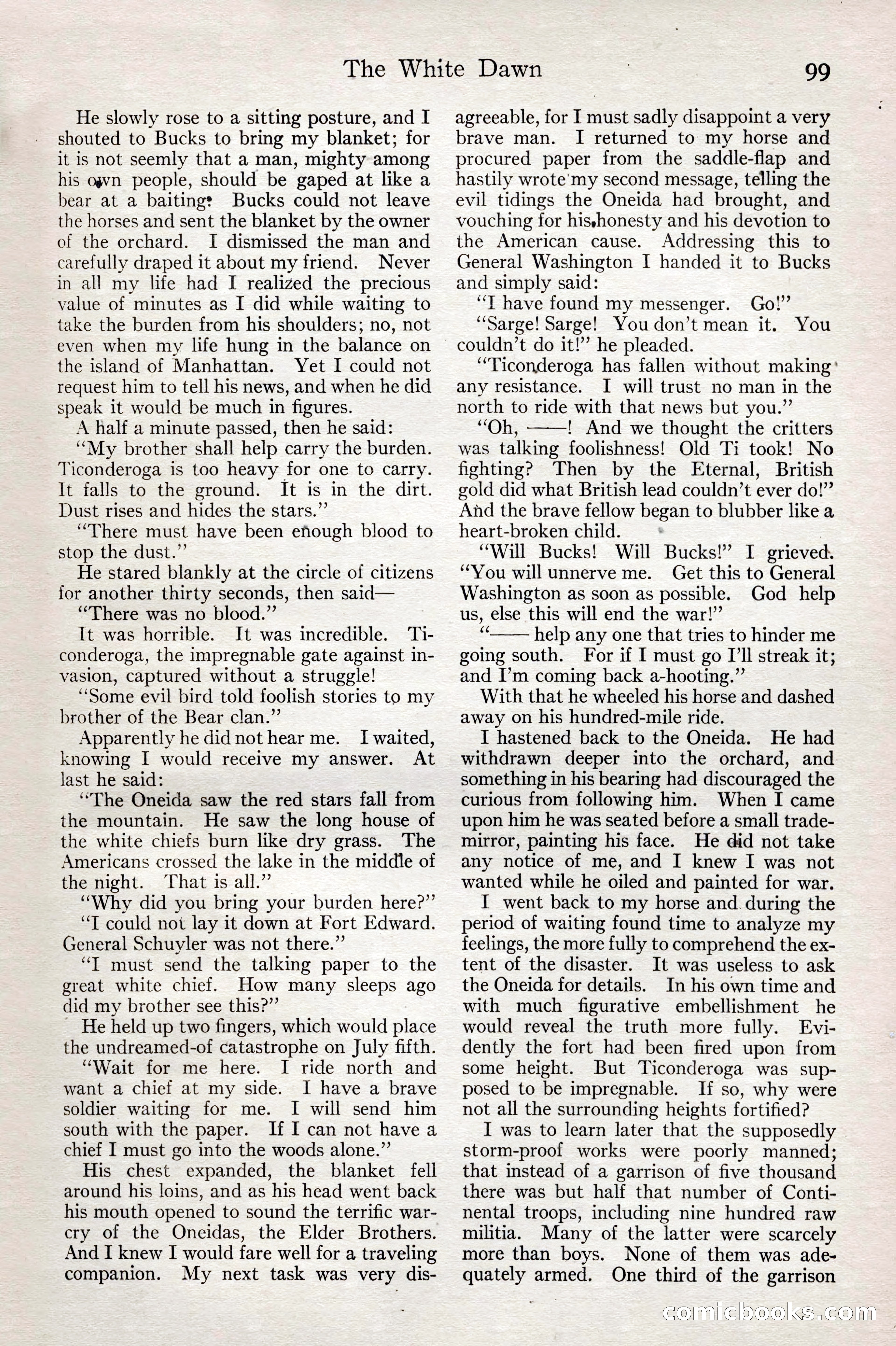 Adventure Magazine, February 28, 1922 — page 109 of 204
