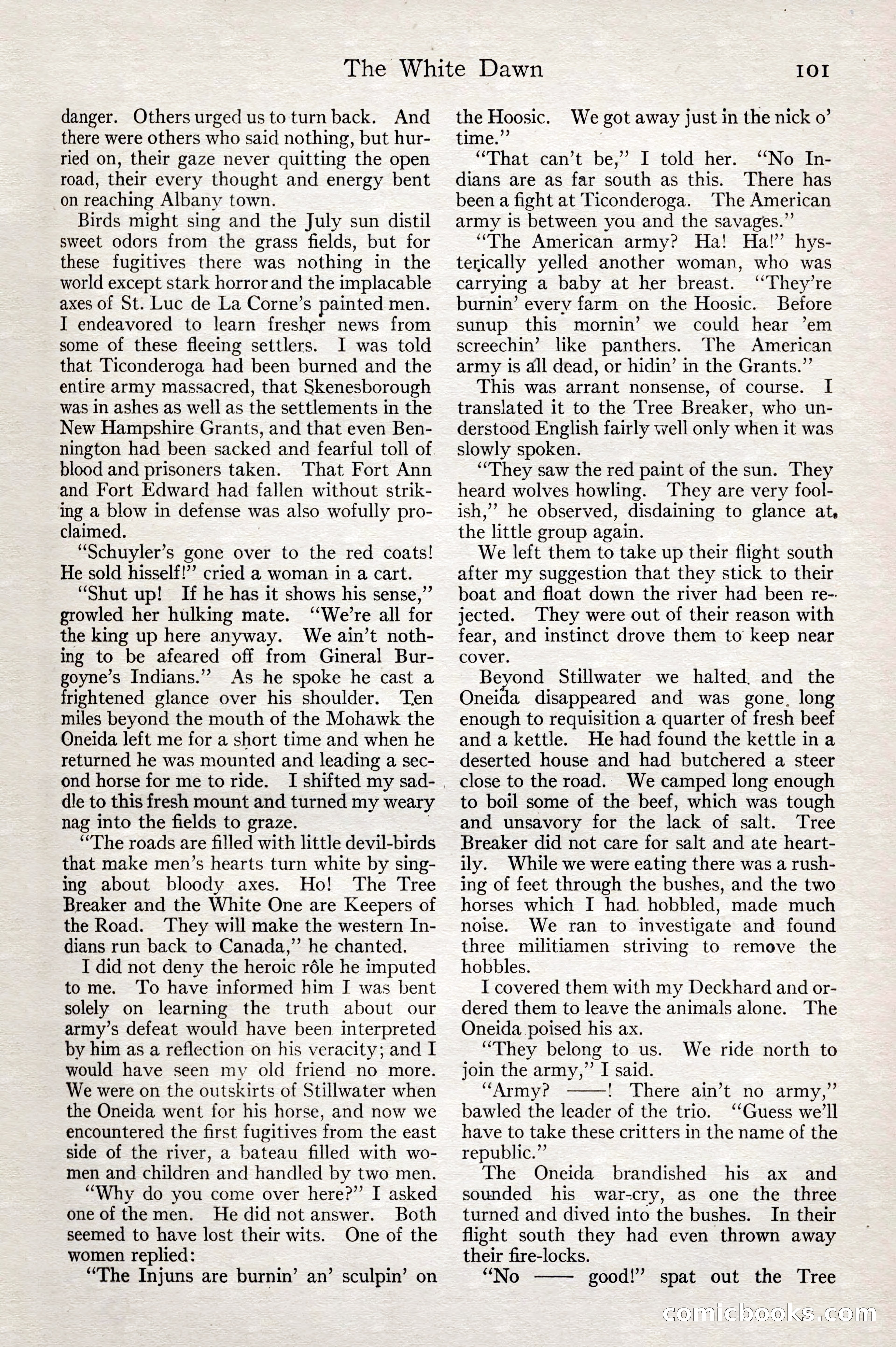Adventure Magazine, February 28, 1922 — page 111 of 204