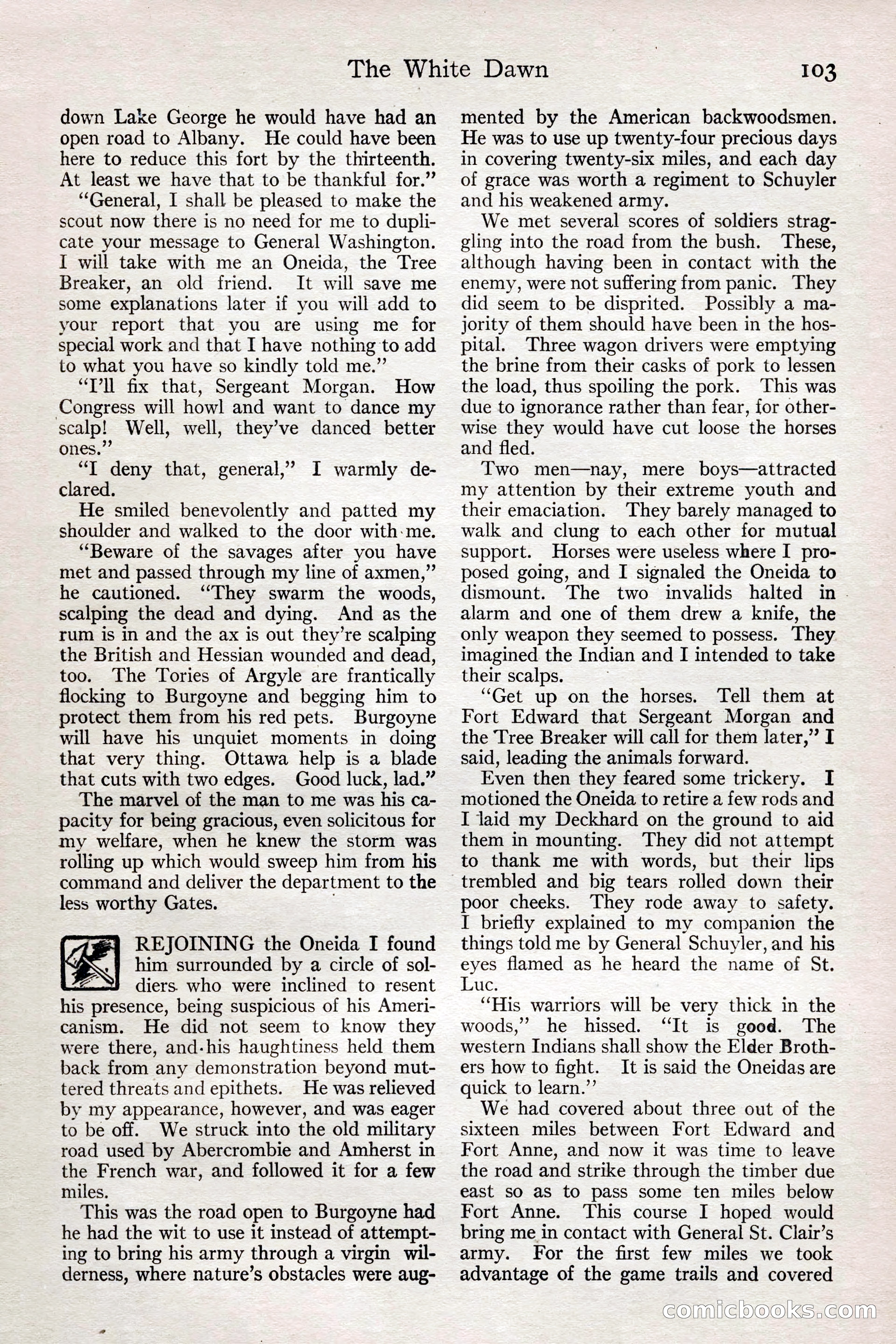 Adventure Magazine, February 28, 1922 — page 113 of 204