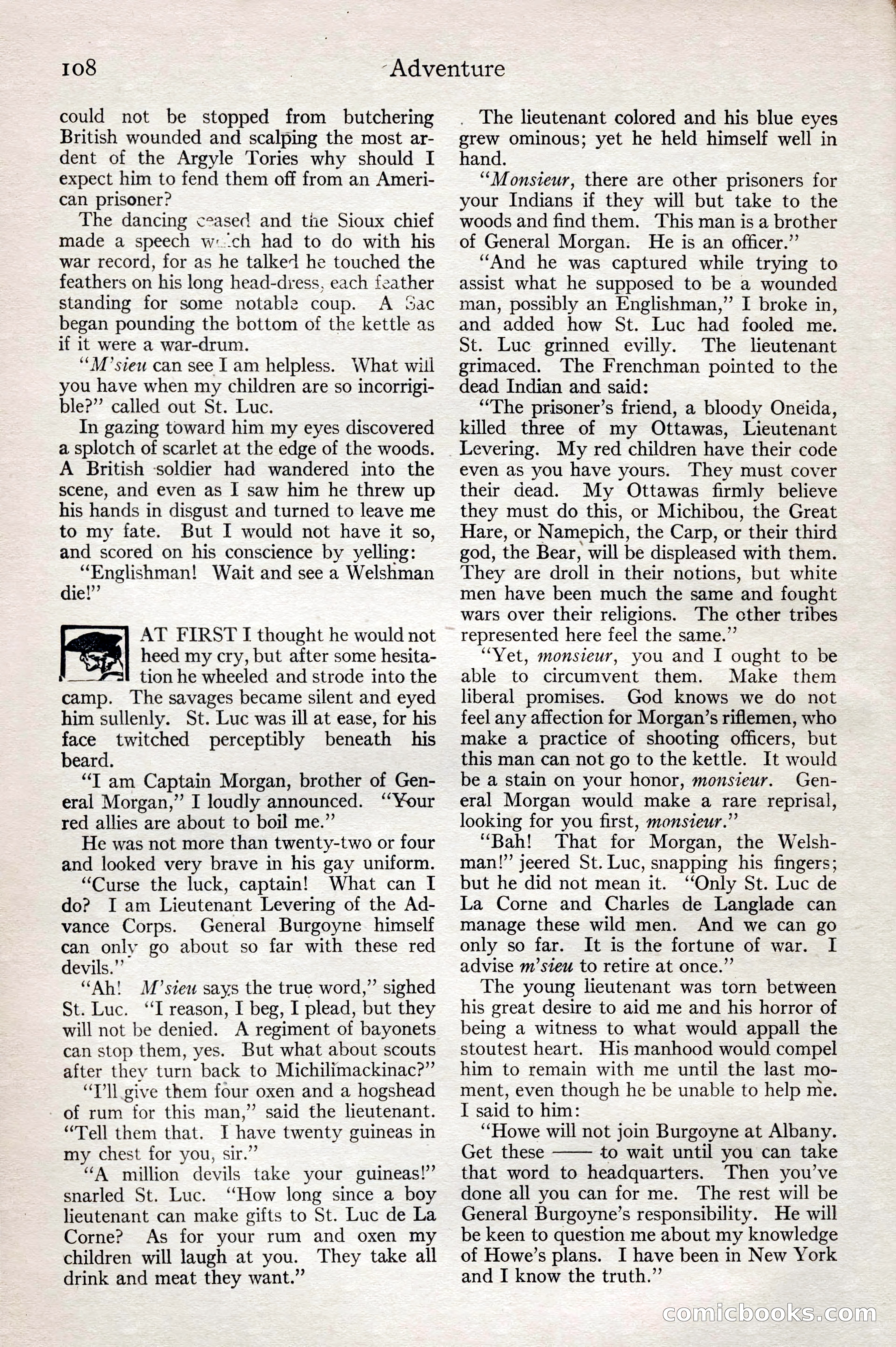 Adventure Magazine, February 28, 1922 — page 118 of 204